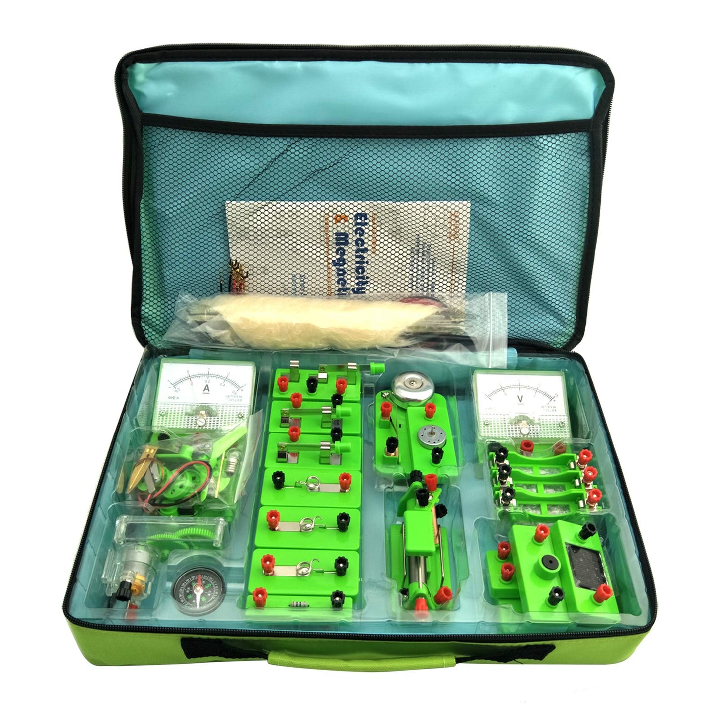 EUDAX School Physics Labs - Basic Electricity & Magnetism Discovery Kit for High School