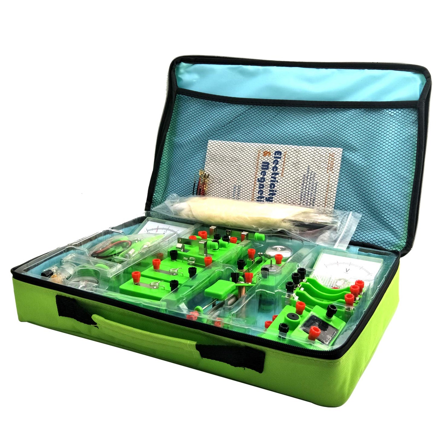 EUDAX School Physics Labs - Basic Electricity & Magnetism Discovery Kit for High School