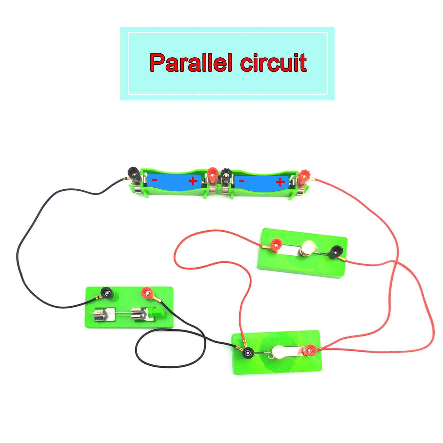 EUDAX Physics Science Lab Circuit Kit — Electricity Experiment Set for Students (Basic Kit)