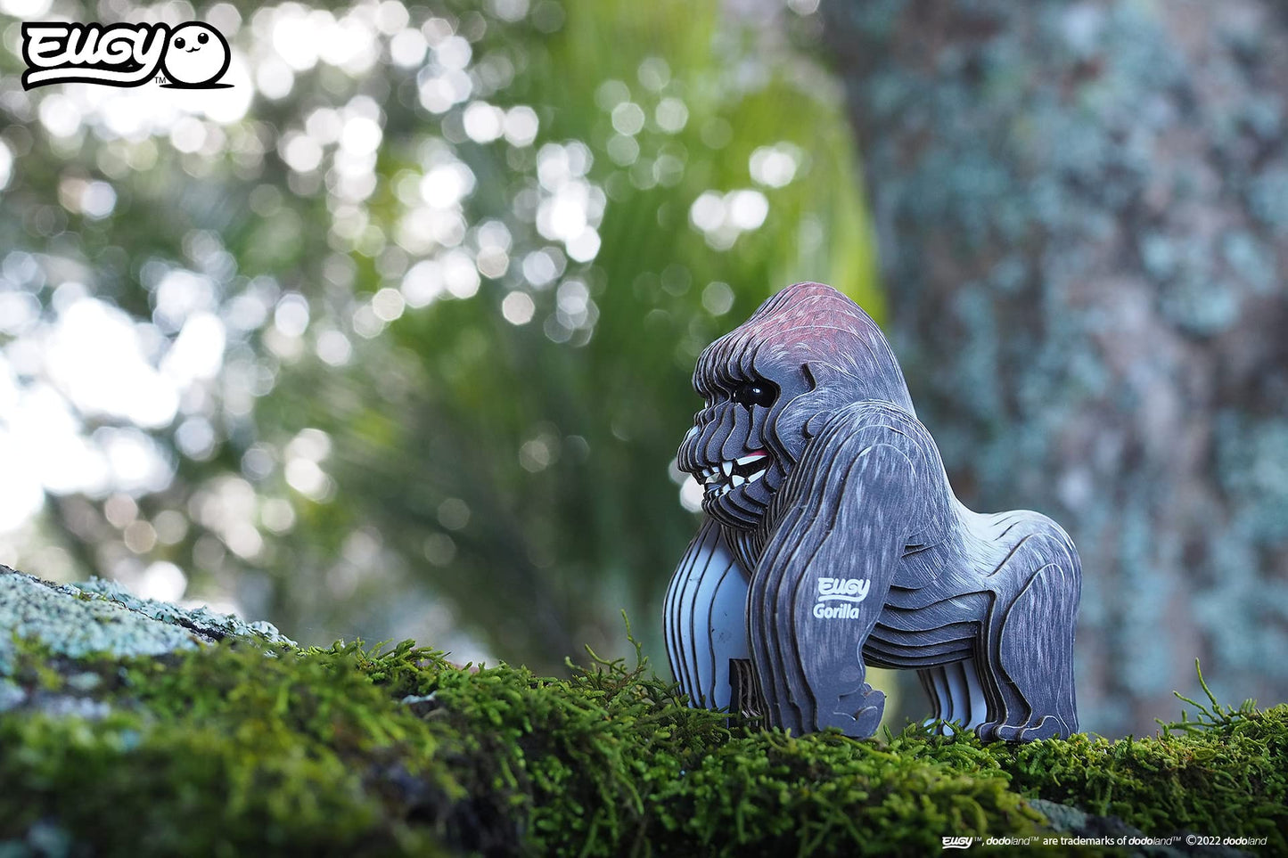 EUGY Gorilla 3D Puzzle – 32-Piece Eco-Friendly Educational Toy for Kids 6+
