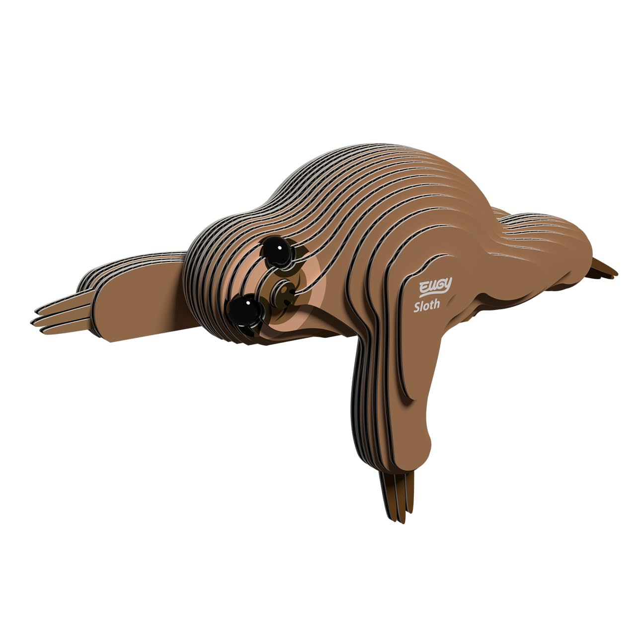 Eugy Sloth 3D Puzzle – 23-Piece Eco-Friendly Educational Toy for Kids 6+