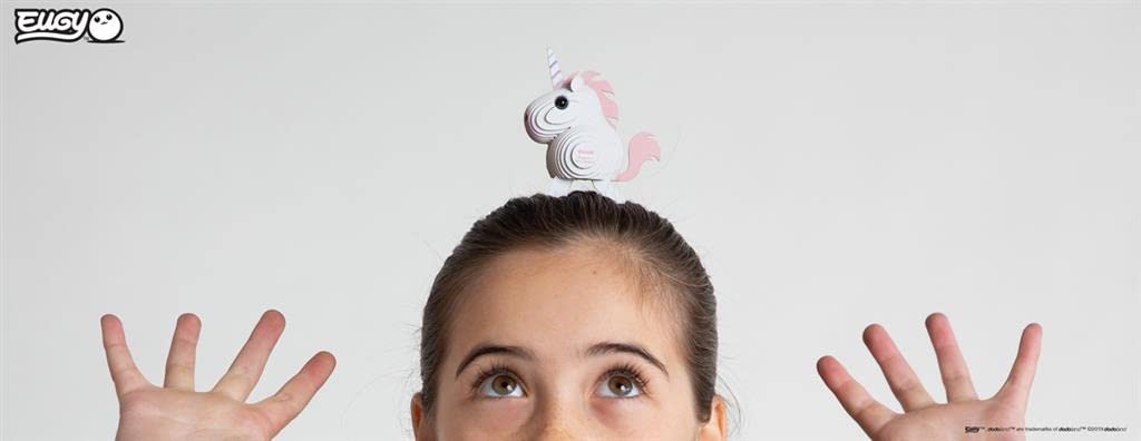 Eugy Unicorn 3D Puzzle – 28-Piece Eco-Friendly Educational Toy for Kids 6+