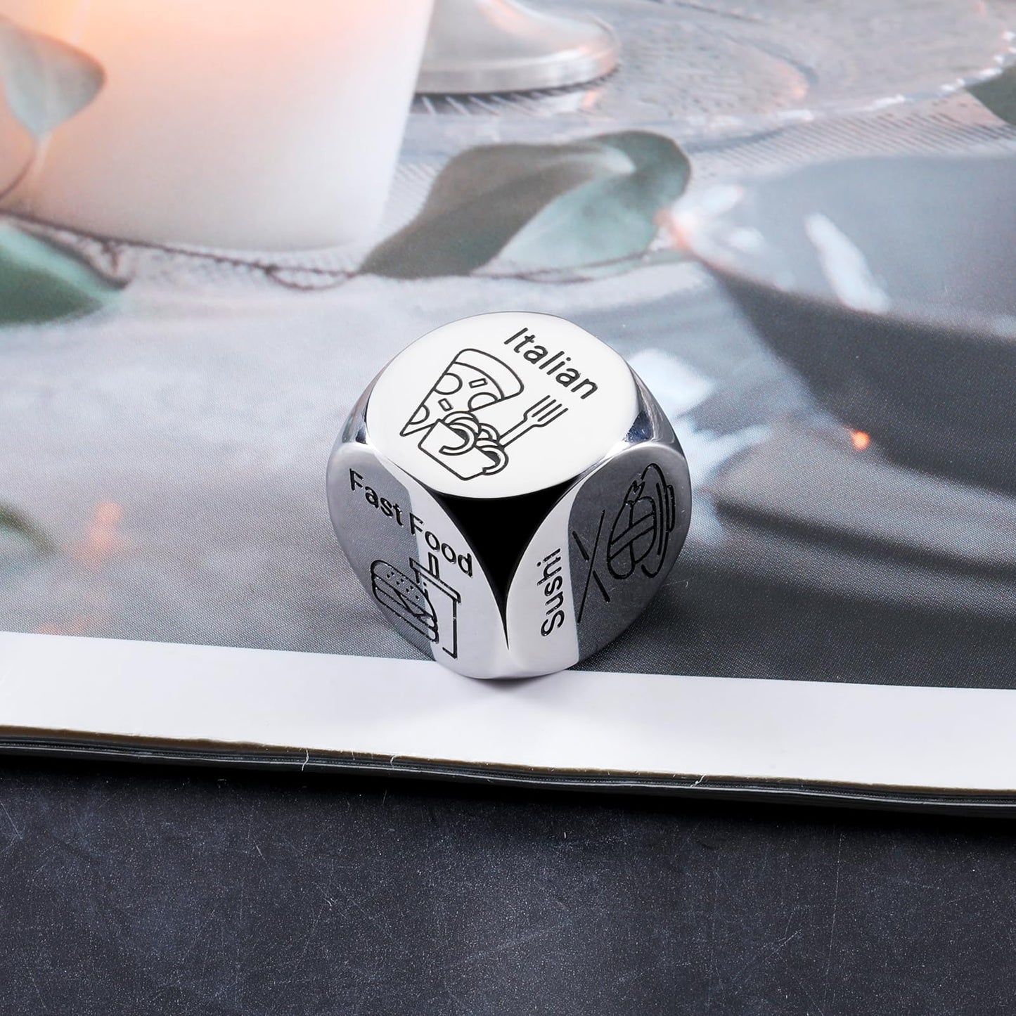 Eulalia Eclogue Food Dice – Date Night Gift for Couples, Anniversary & Valentines Day