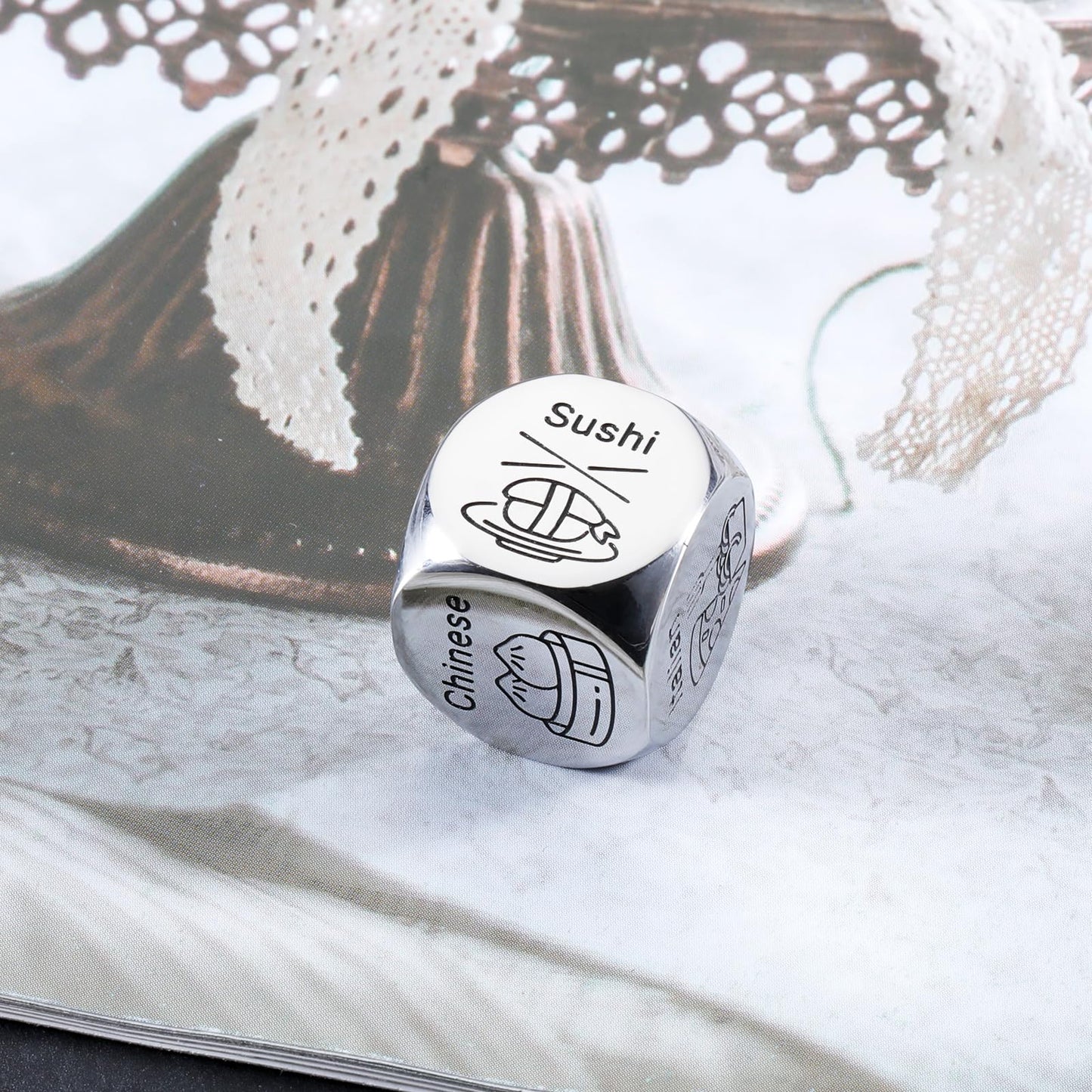 Eulalia Eclogue Food Dice – Date Night Gift for Couples, Anniversary & Valentines Day