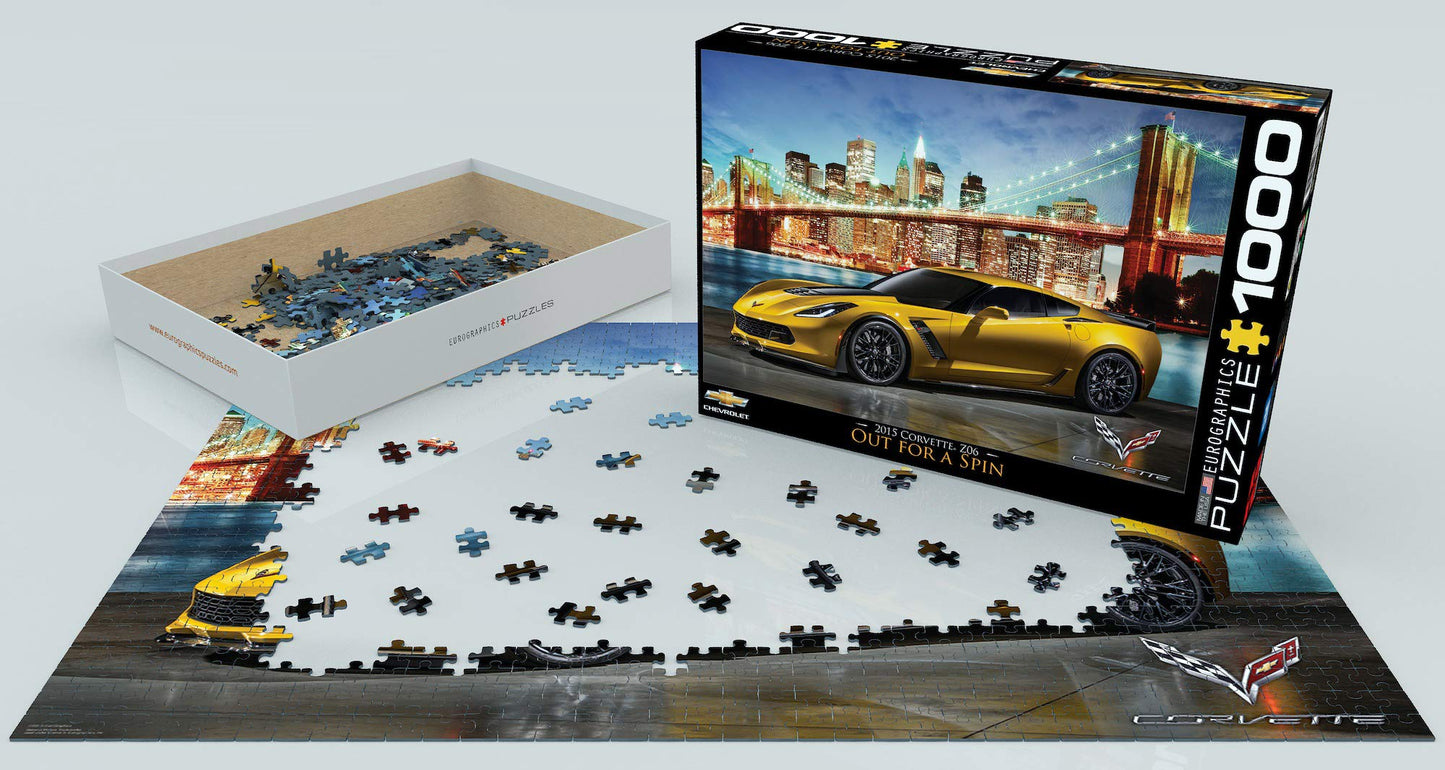 EuroGraphics 2015 Chevrolet Corvette Z06 Out for a Spin – 1000-Piece Puzzle