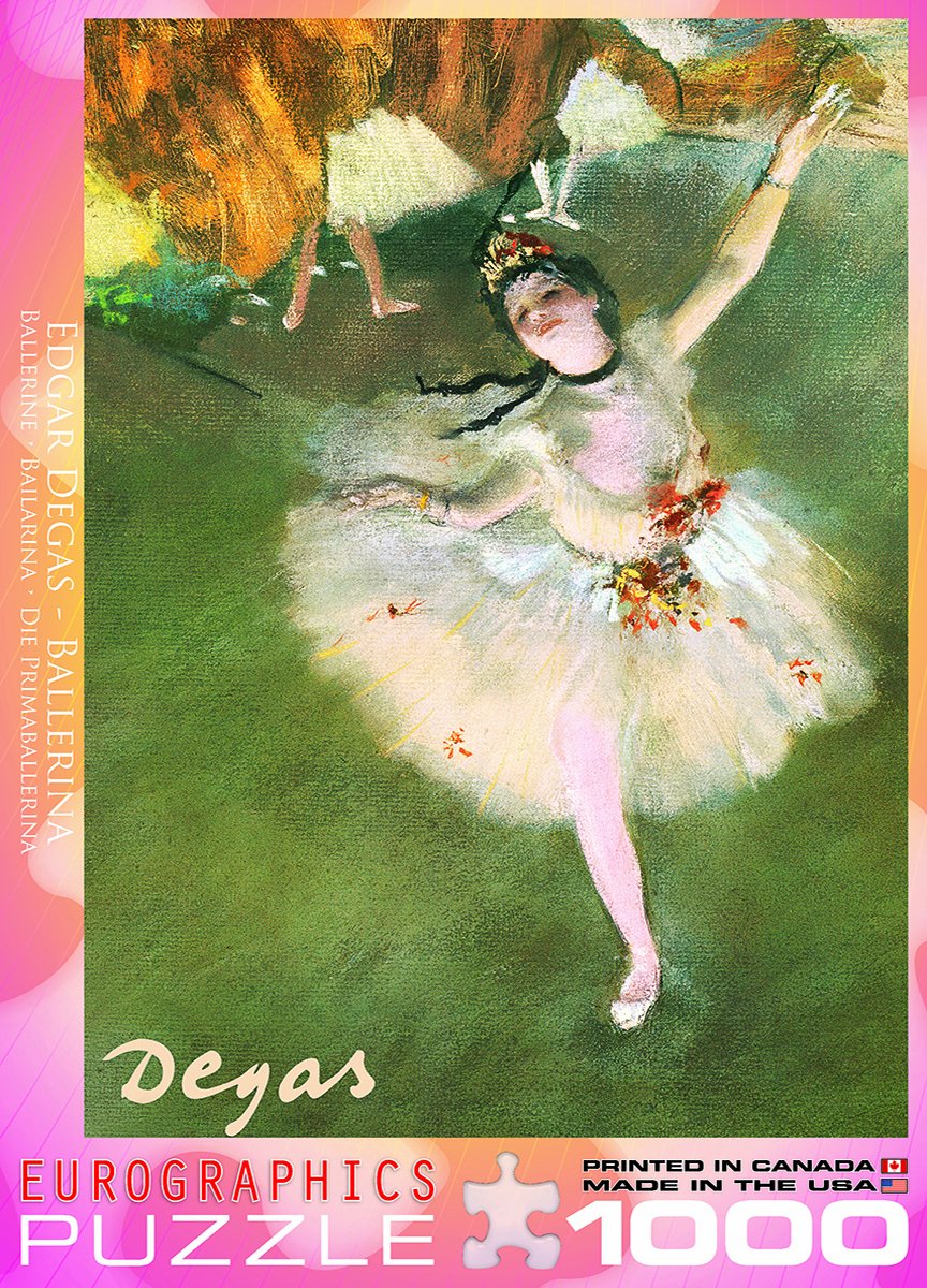 EuroGraphics Ballerina by Degas 1000-Piece Puzzle | Premium Eco-Friendly Jigsaw
