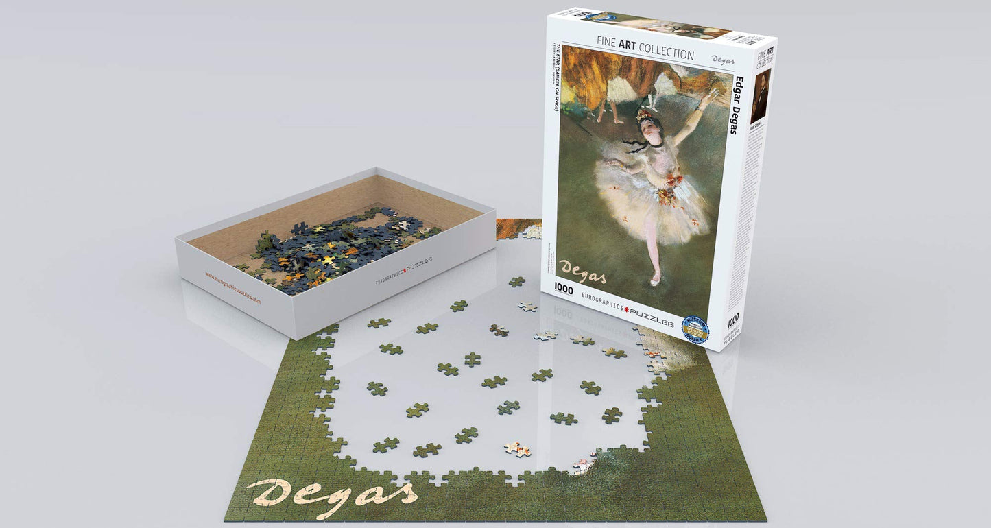 EuroGraphics Ballerina by Degas 1000-Piece Puzzle | Premium Eco-Friendly Jigsaw