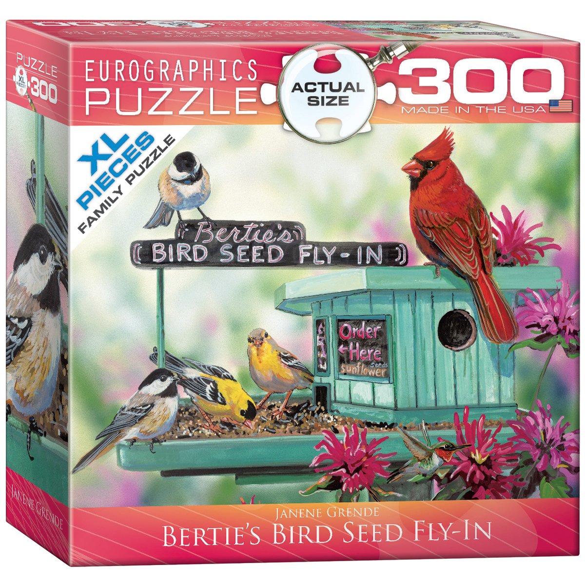 EuroGraphics Bertie's Bird Seed Fly-In – 300-Piece Puzzle