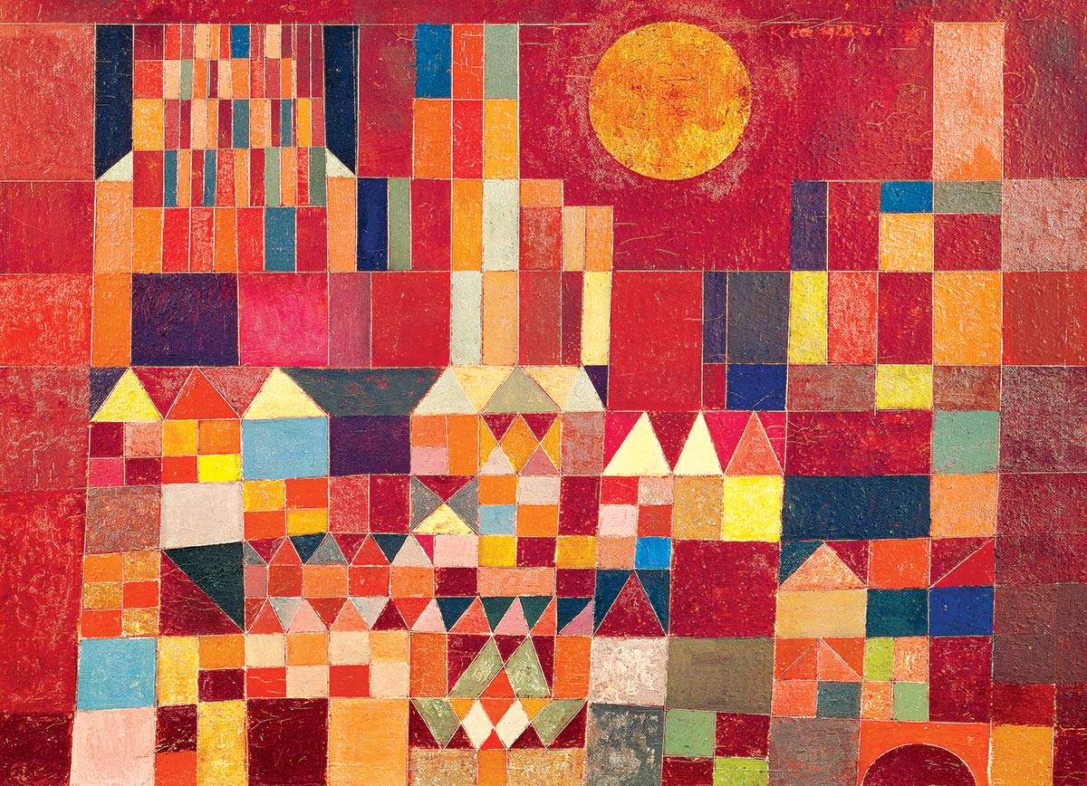 EuroGraphics Castle and Sun 100-Piece Puzzle by Paul Klee