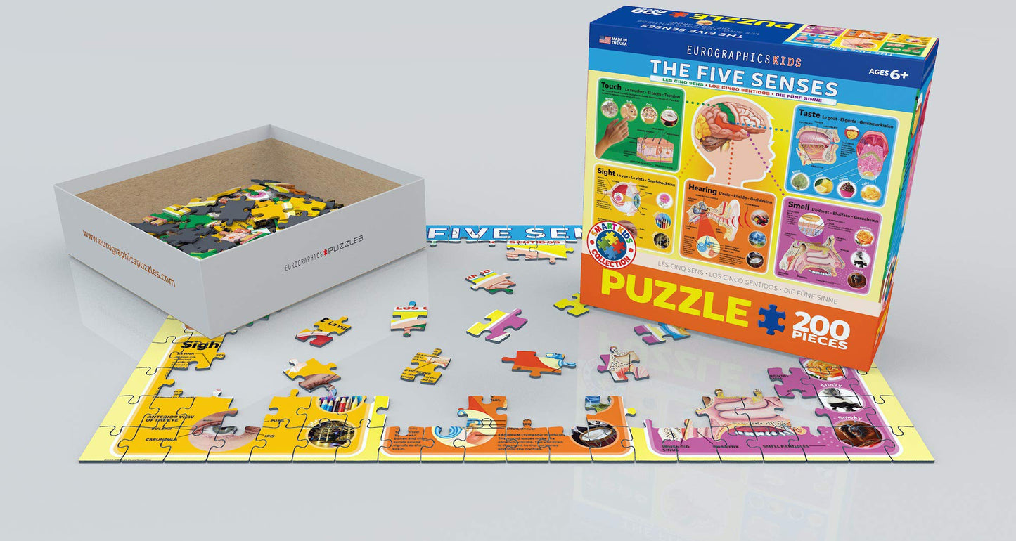EuroGraphics Five Senses Puzzle – 200-Piece Jigsaw