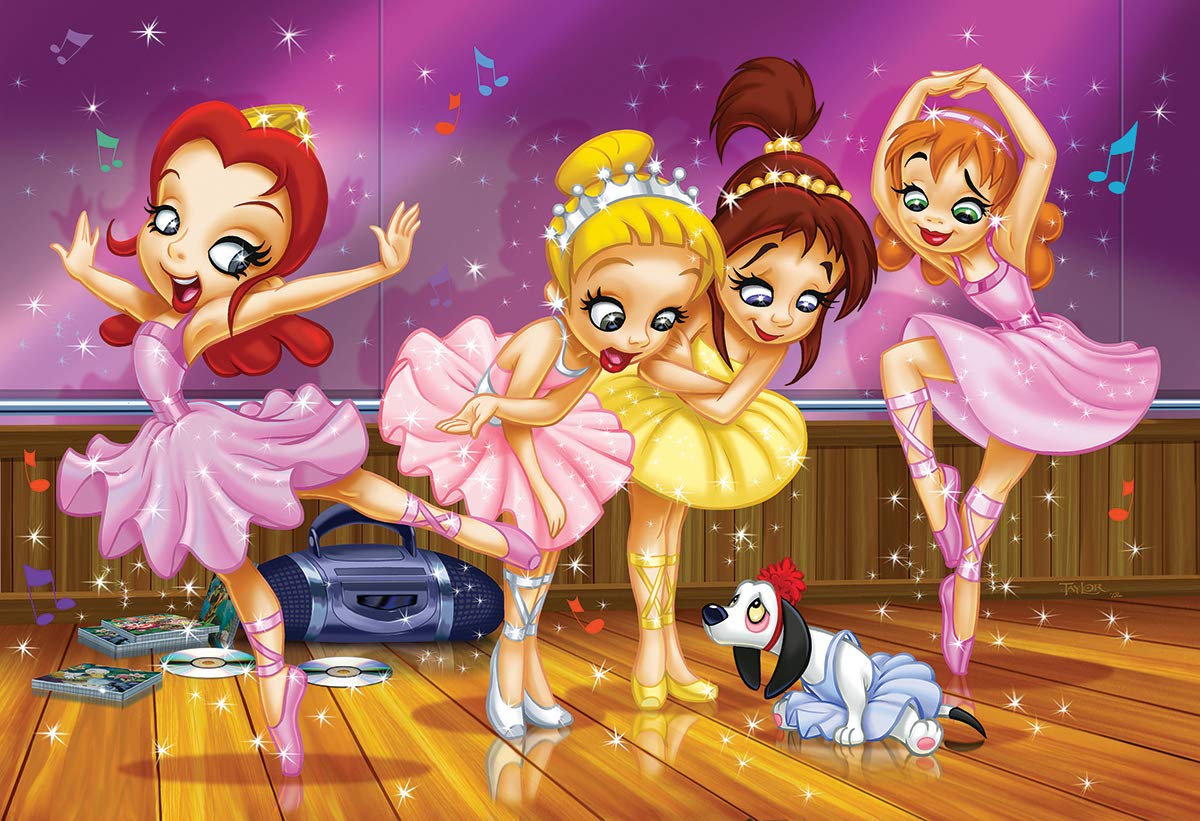 EuroGraphics Go Girls Go! Ballet 100-Piece Puzzle – Kids Activity