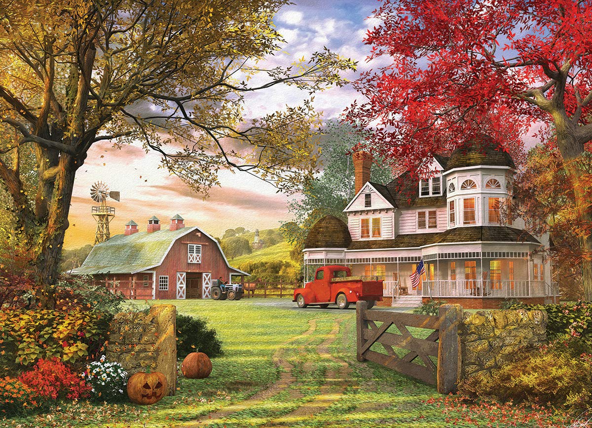 EuroGraphics Old Pumpkin Farm — 300-Piece Puzzle | 19.25 x 26.75 Finished Size