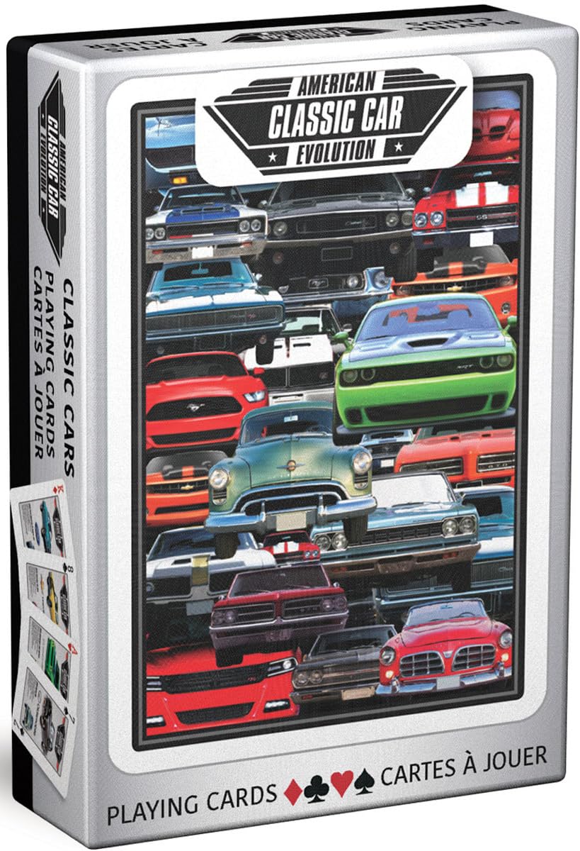 EuroGraphics PLAYNG MUSCLE CARDS - American Muscle Cars Playing Cards