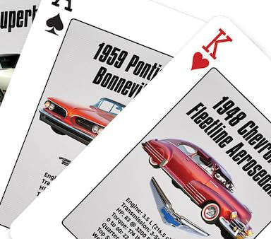 EuroGraphics PLAYNG MUSCLE CARDS - American Muscle Cars Playing Cards