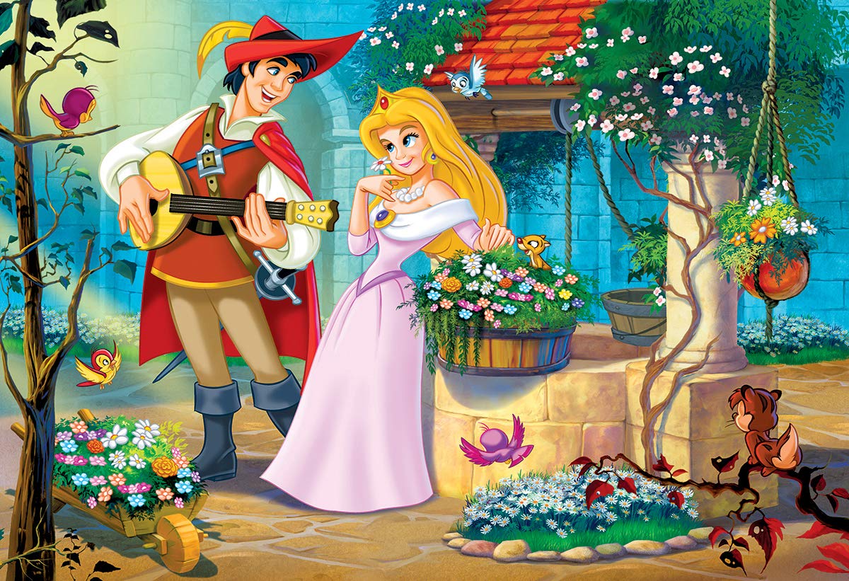 EuroGraphics Princess Song 100-Piece Puzzle - Finished 13x19 inches - Made in USA