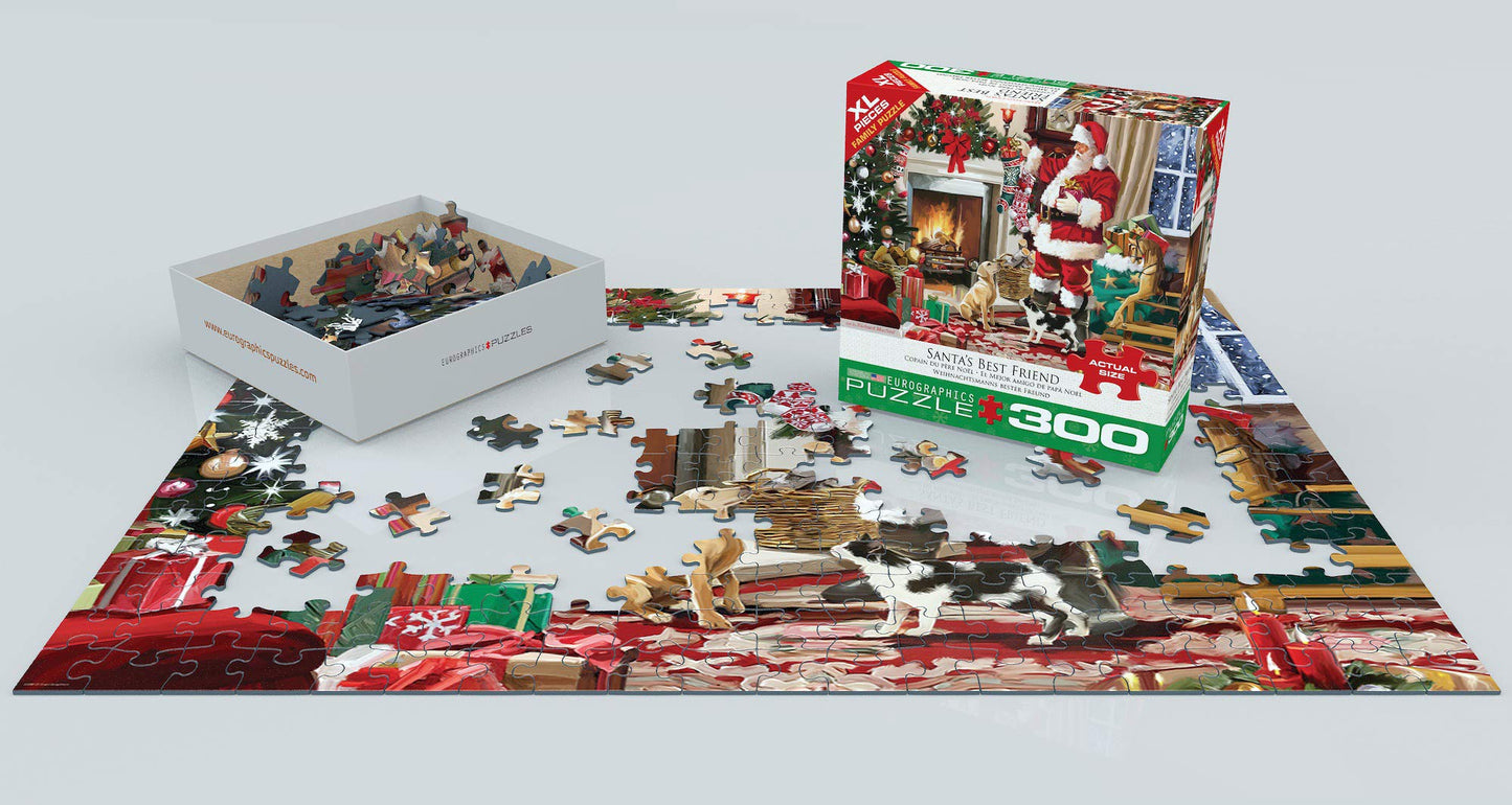 EuroGraphics Santa's Best Friend by Richard MacNeil — 300-Piece Holiday Puzzle