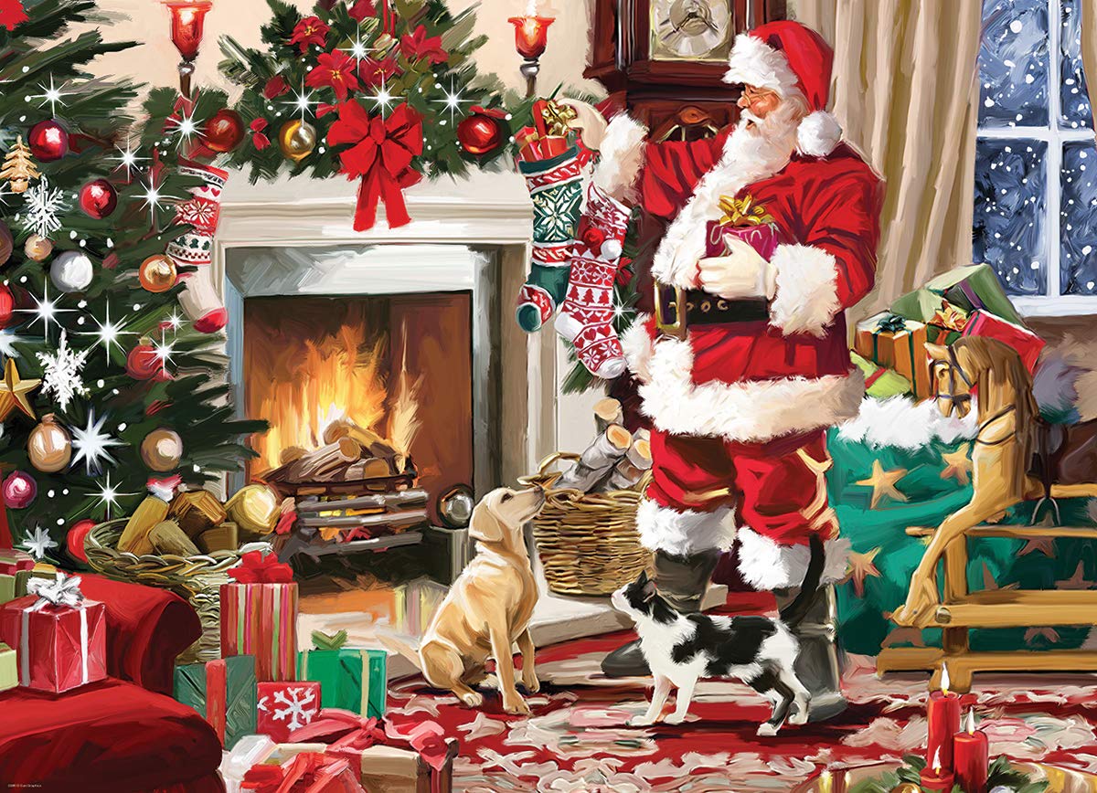 EuroGraphics Santa's Best Friend by Richard MacNeil — 300-Piece Holiday Puzzle