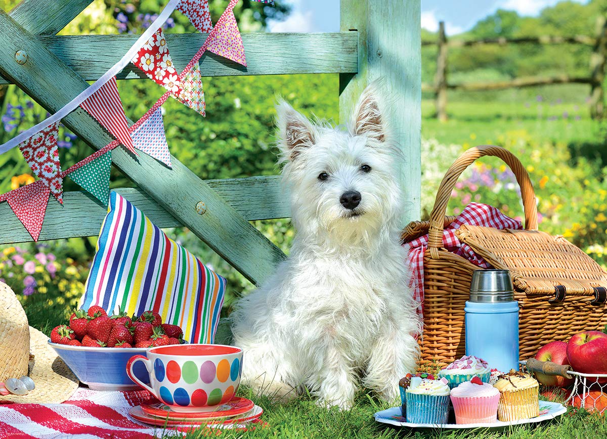 EuroGraphics 8500-5461 Scottie Dog Picnic 500-Piece Puzzle