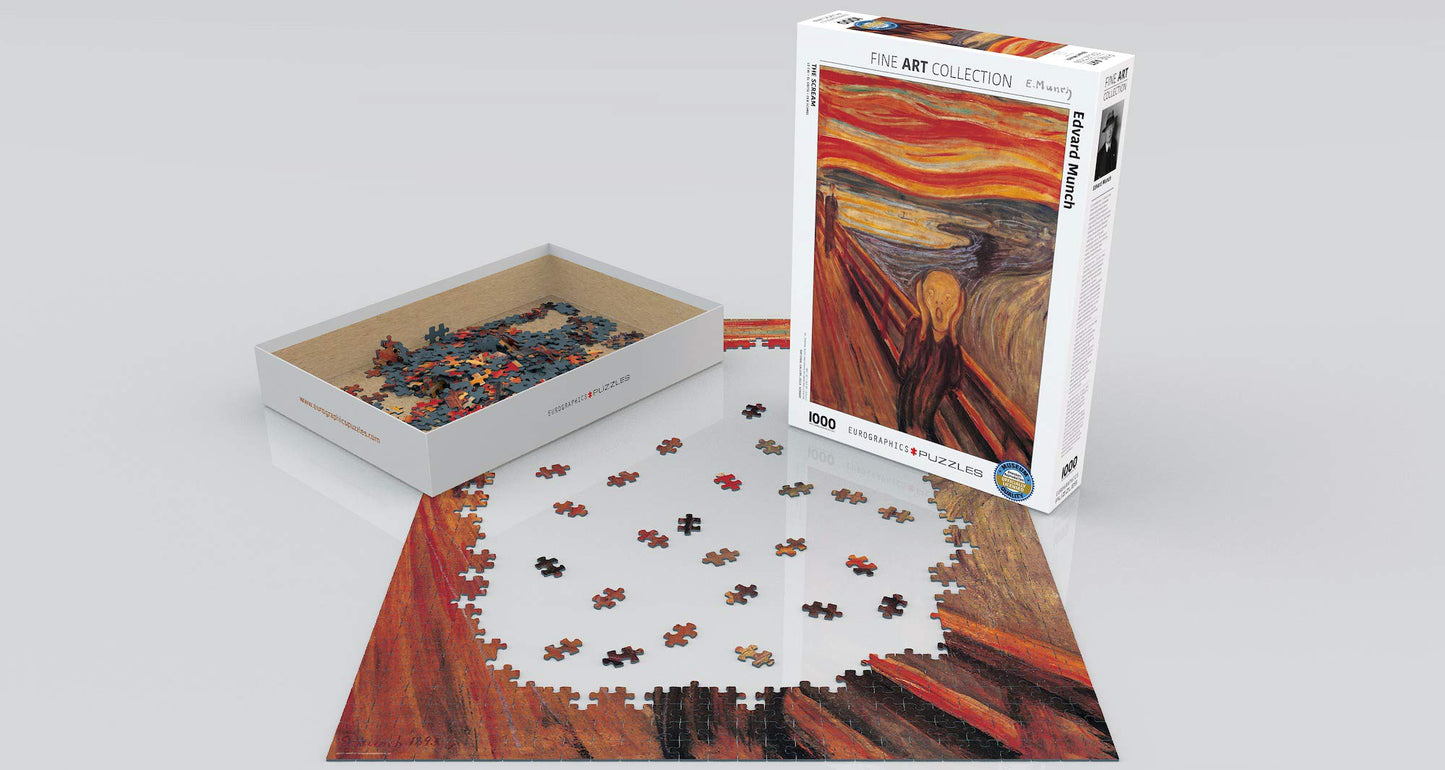 EuroGraphics The Scream by Edvard Munch Puzzle – 1000-Piece (Model 6000-4489)