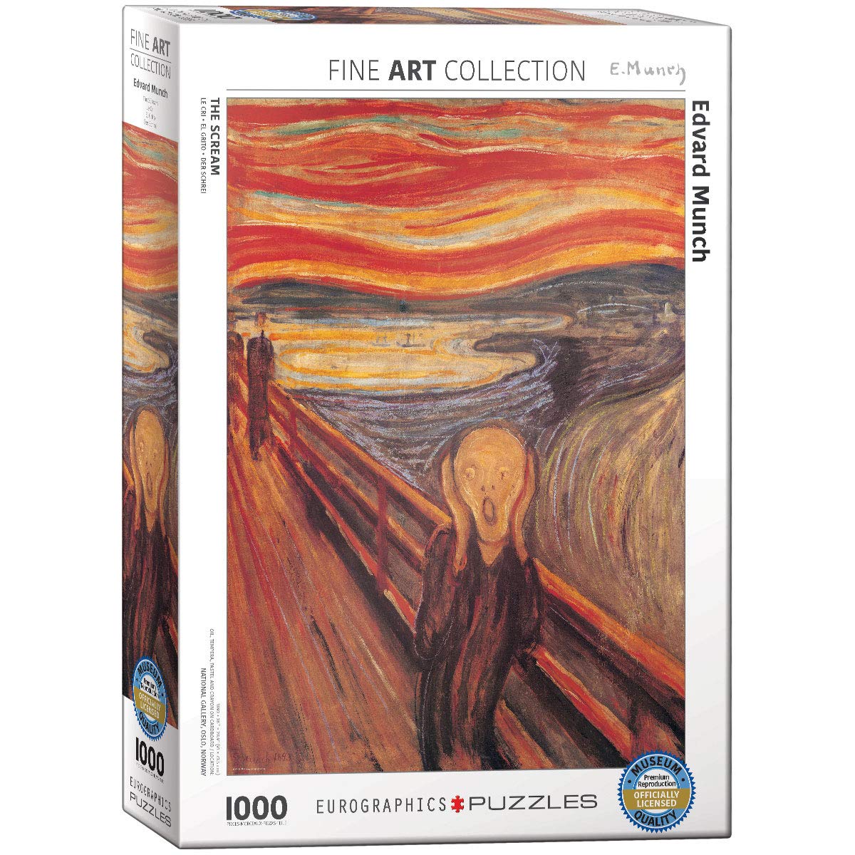 EuroGraphics The Scream by Edvard Munch Puzzle – 1000-Piece (Model 6000-4489)
