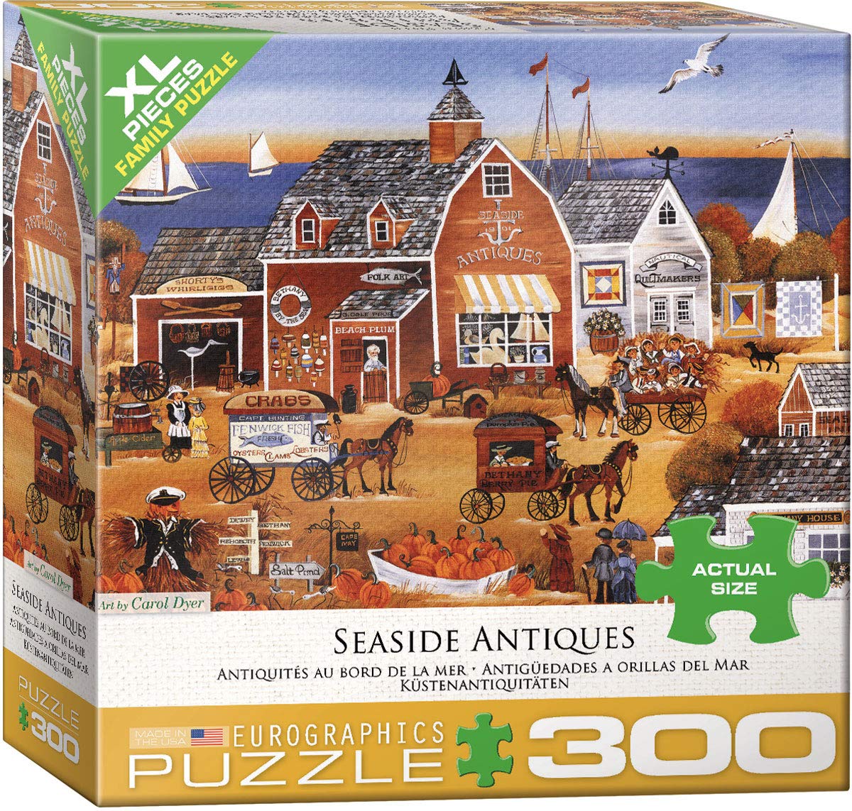 Seaside Antiques by Carol Dyer | EuroGraphics 300-Piece Puzzle