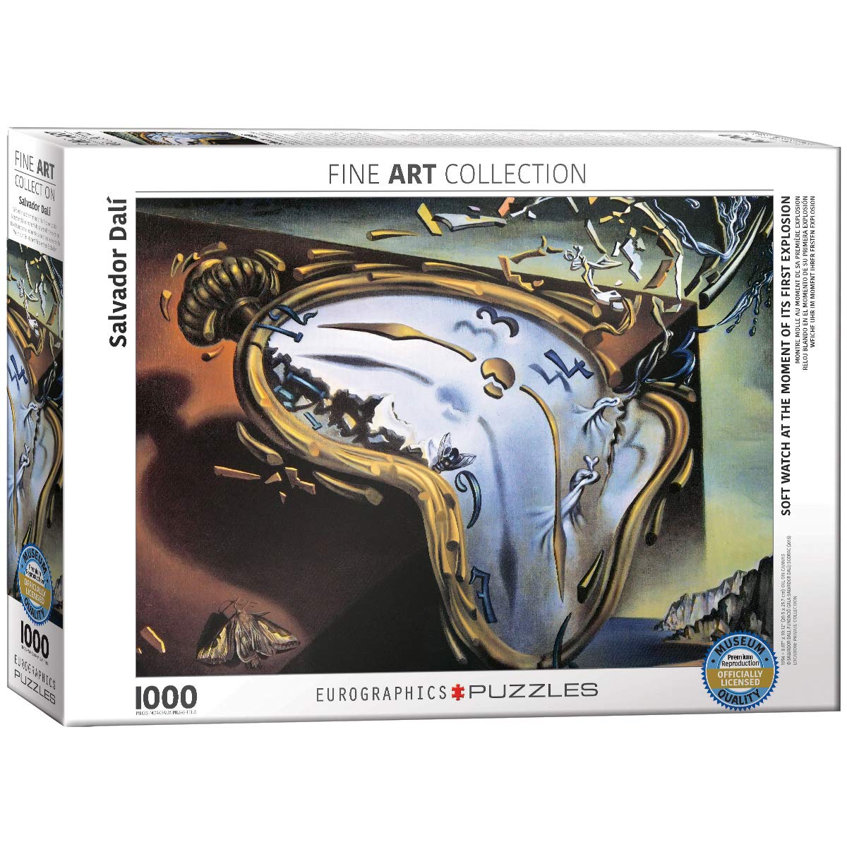 EuroGraphics Soft Watch Melting Clock 1000-Piece Puzzle – Salvador Dalí