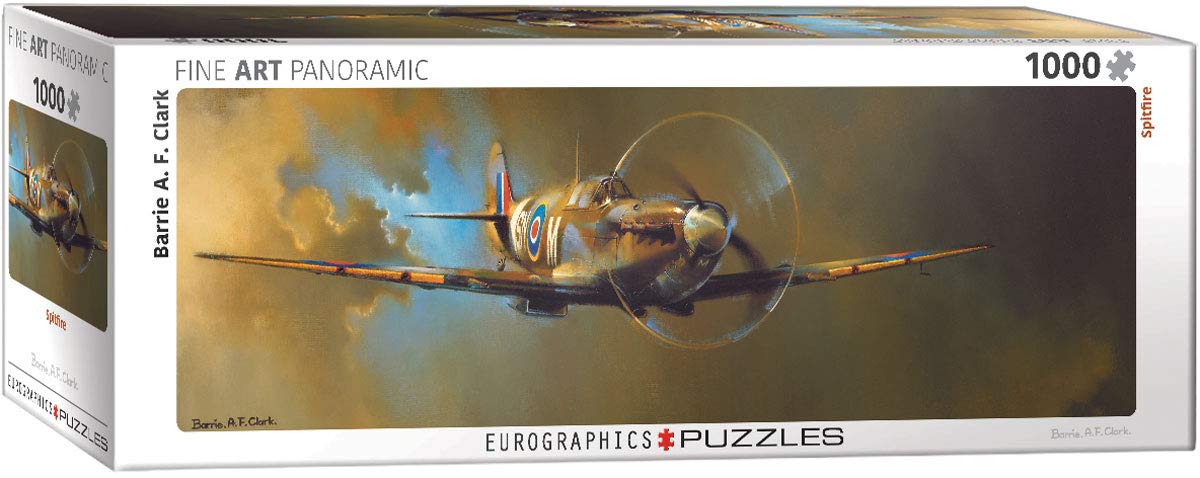 EuroGraphics Spitfire by Barrie A.F. Clark – 1000-Piece Puzzle (Barrier AF)