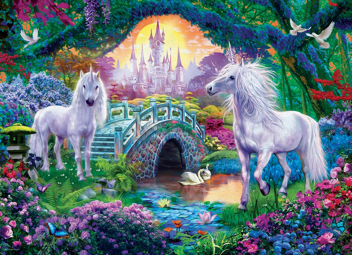 EuroGraphics Unicorn Fairy Land 500-Piece Puzzle by Jan Patrik