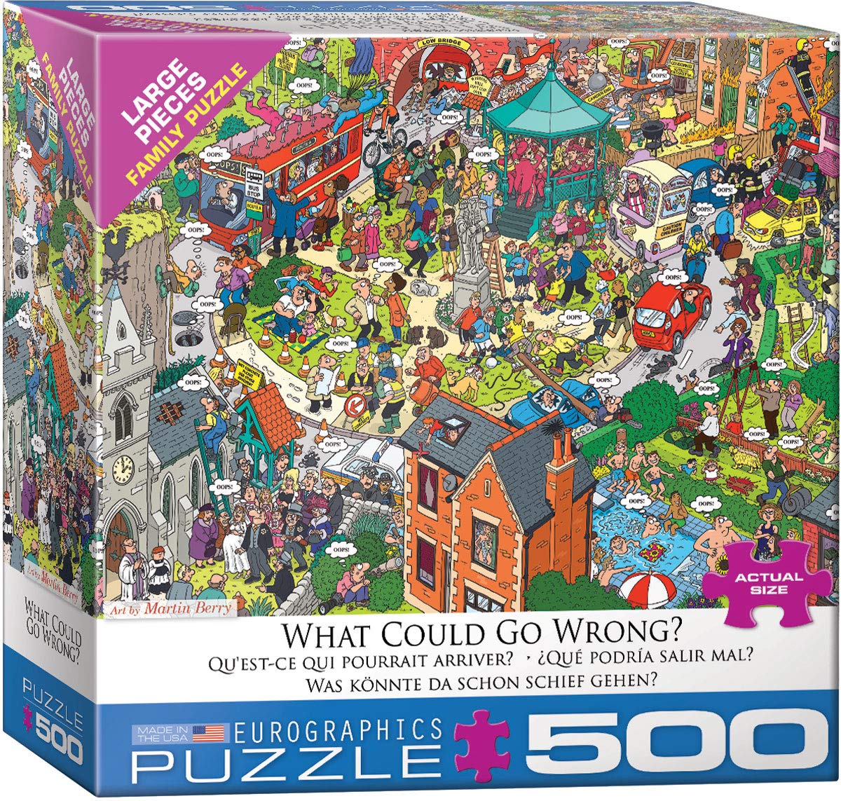 EuroGraphics What Could Go Wrong? 500-Piece Puzzle by Martin Berry