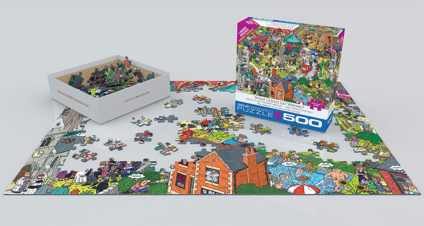 EuroGraphics What Could Go Wrong? 500-Piece Puzzle by Martin Berry