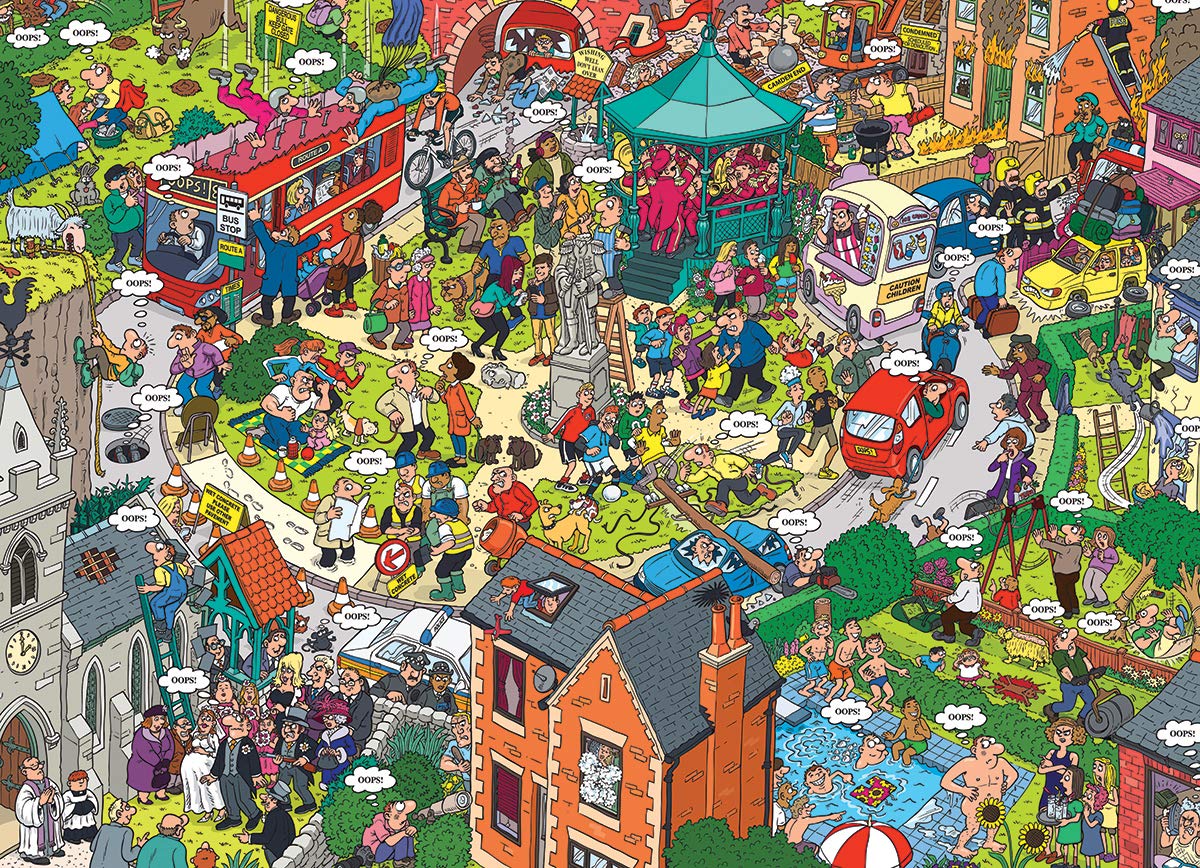EuroGraphics What Could Go Wrong? 500-Piece Puzzle by Martin Berry