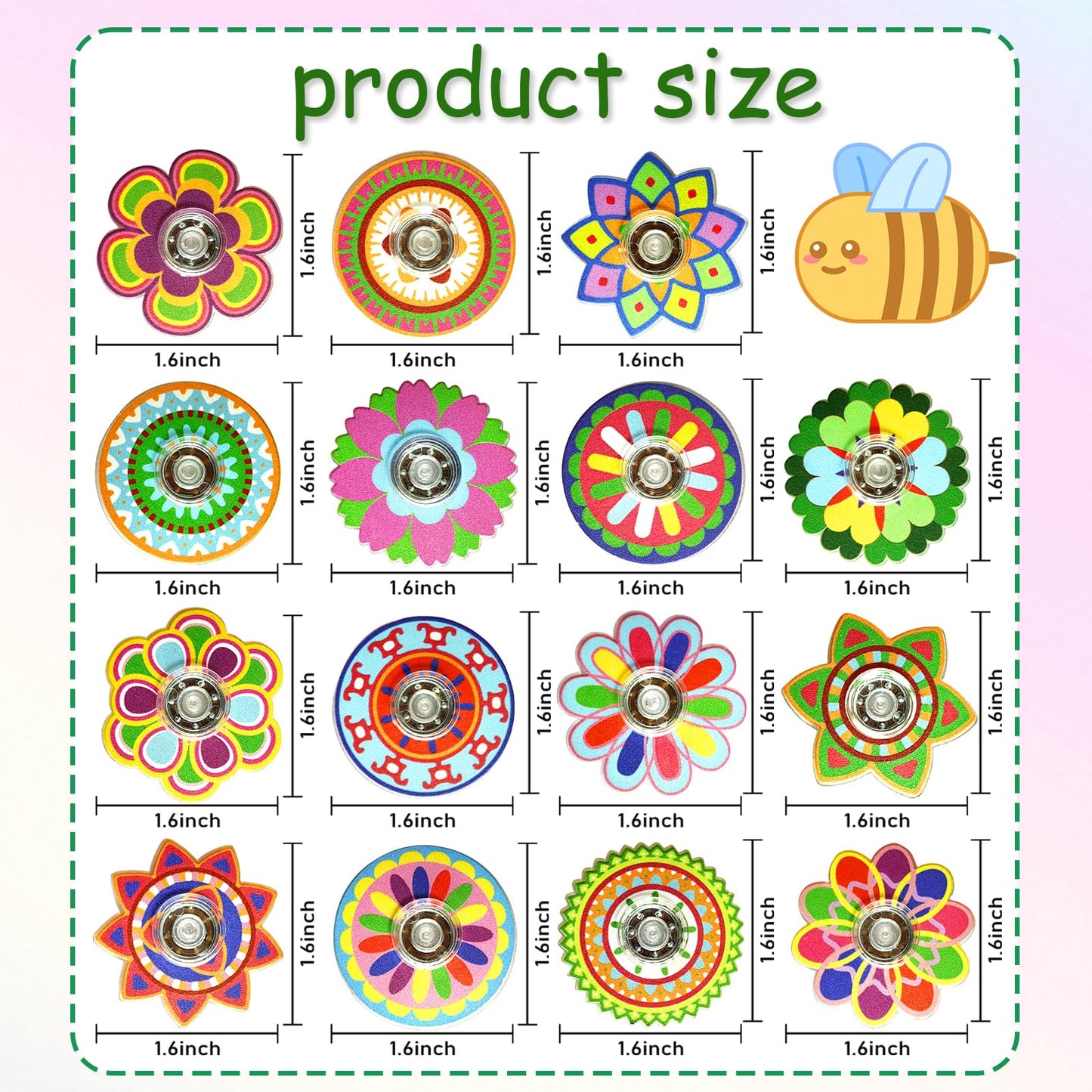 EUXAYCZQ 50 Pack Fidget Toys Spinner – Sensory Gyros for Kids & Adults