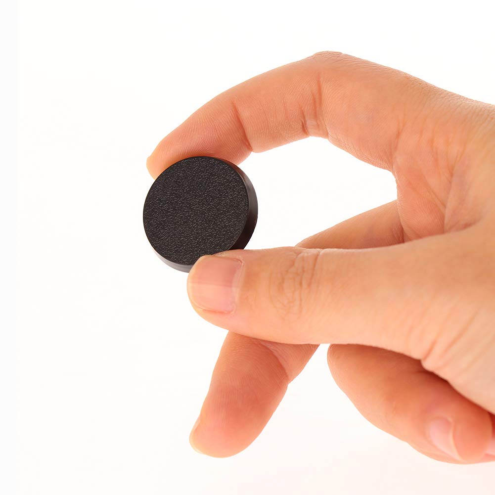 Evemodel MB325 25mm Round Plastic Bases – 40pcs for Miniatures & Wargames