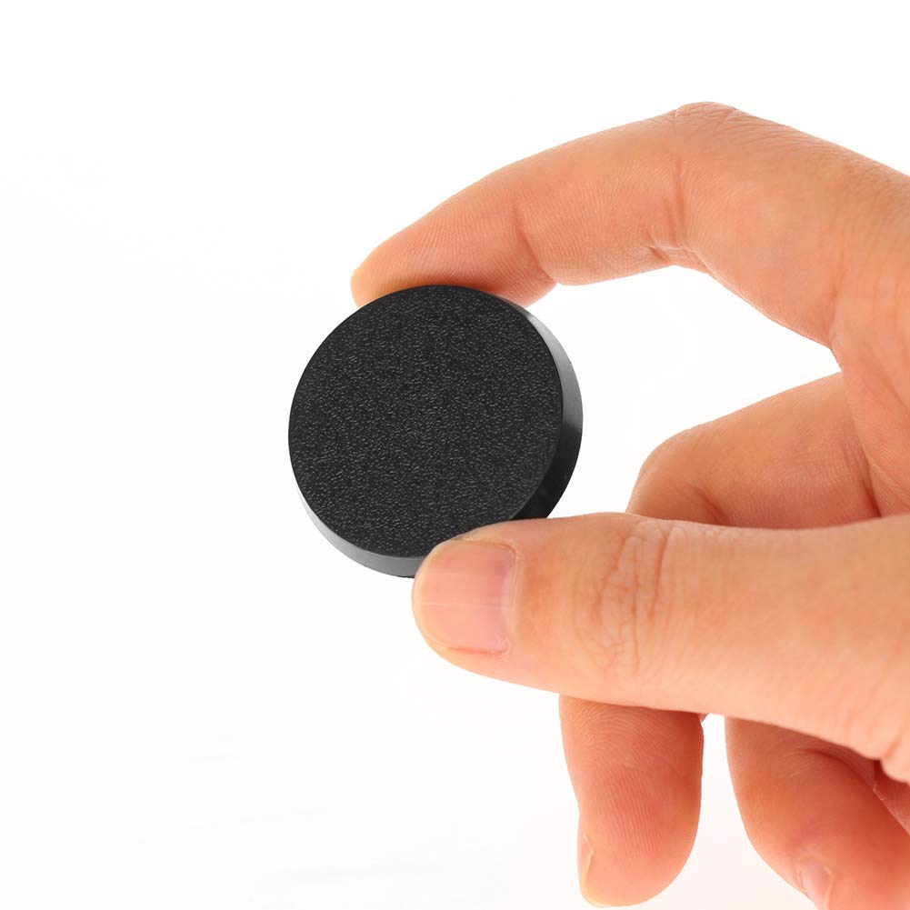 Evemodel MB432 32mm Round Plastic Model Bases – 40pc for Miniatures