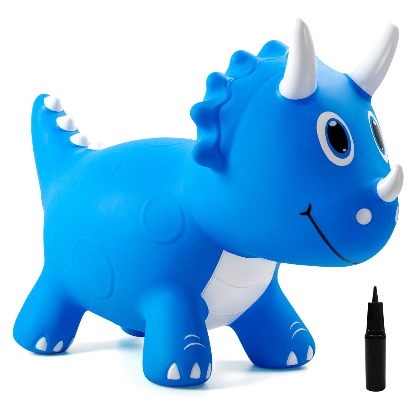 EVERICH TOY Triceratops Bounce Toy – Inflatable Dinosaur Bouncer for Indoor & Outdoor Play (18 Months+)