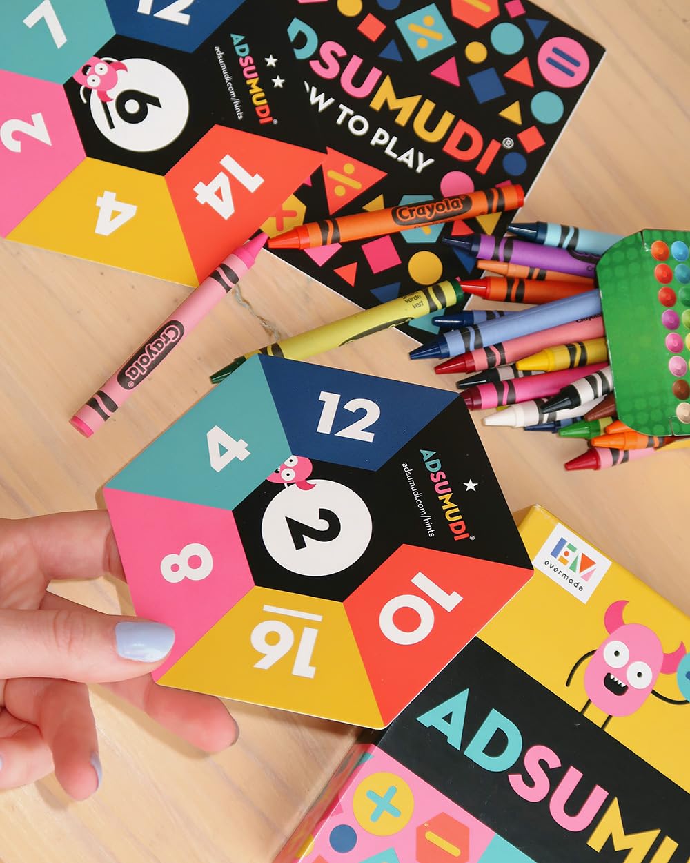 Evermade Adsumudi Math Game – Multiplication, Division, Addition & Subtraction for Kids 8–12