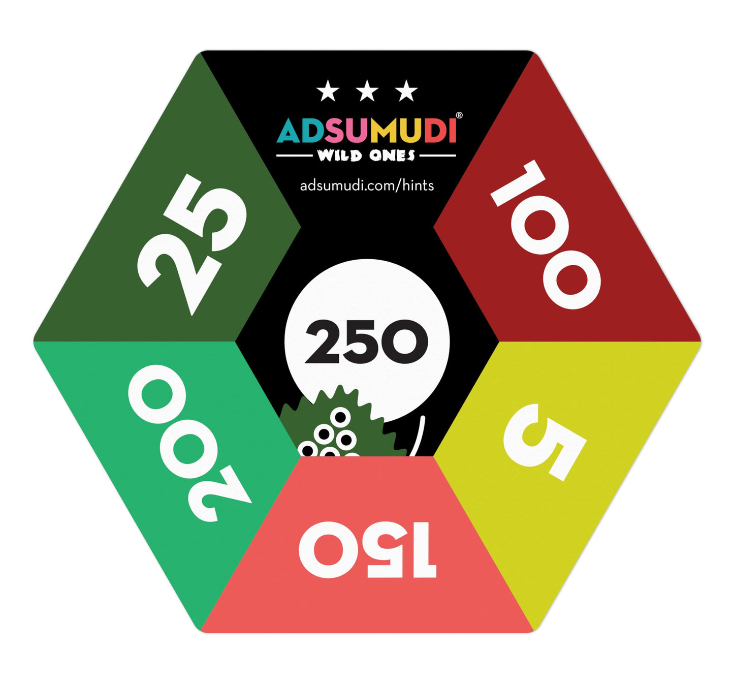 Evermade Adsumudi Math Game – Wild Ones: Fun Fractions, Decimals & Mental Math (Ages 9+)