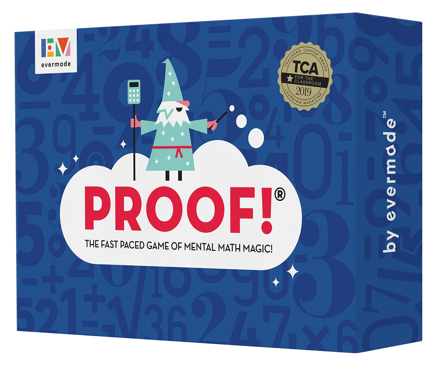 Evermade Proof! Math Game — Fast-Paced Mental Math Fun for Ages 9+ (Teacher's Choice Gold Award)