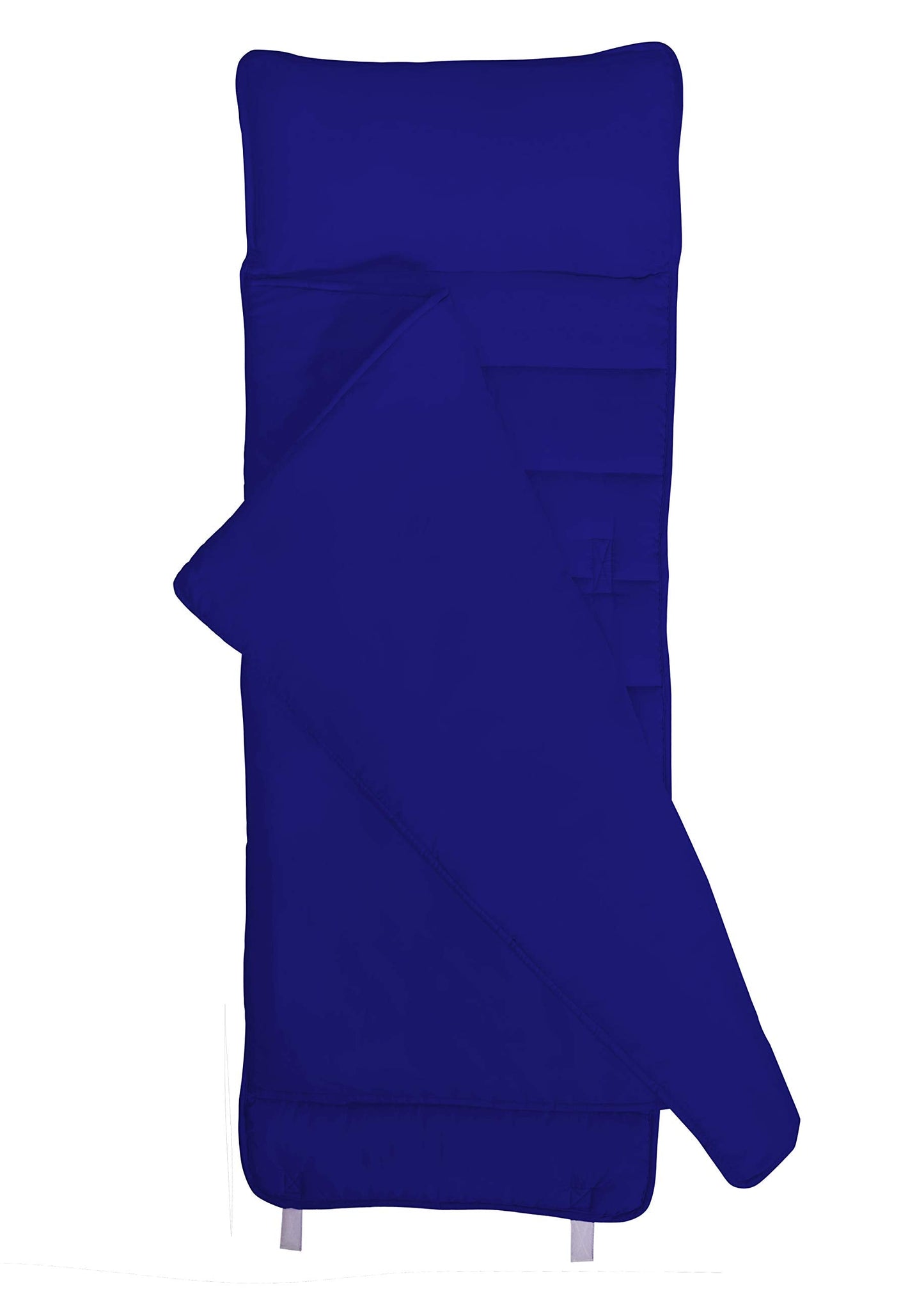 EVERYDAY KIDS Nap Mat with Removable Pillow - Navy | Rollup Sleep Mat for Preschool (Ages 3-6)