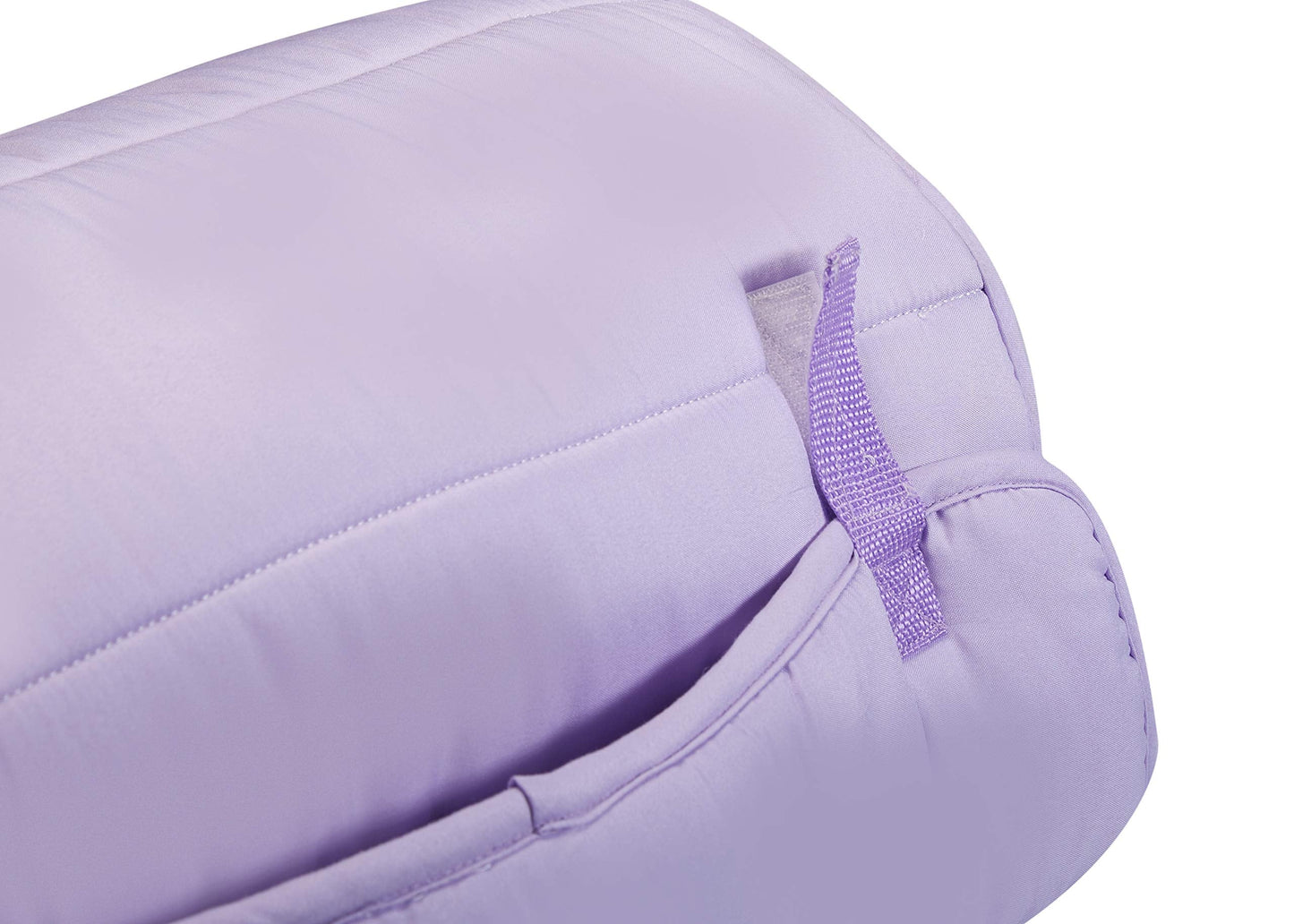 EVERYDAY KIDS Nap Mat with Removable Pillow – Lavender | Rollup Design for Preschool & Daycare