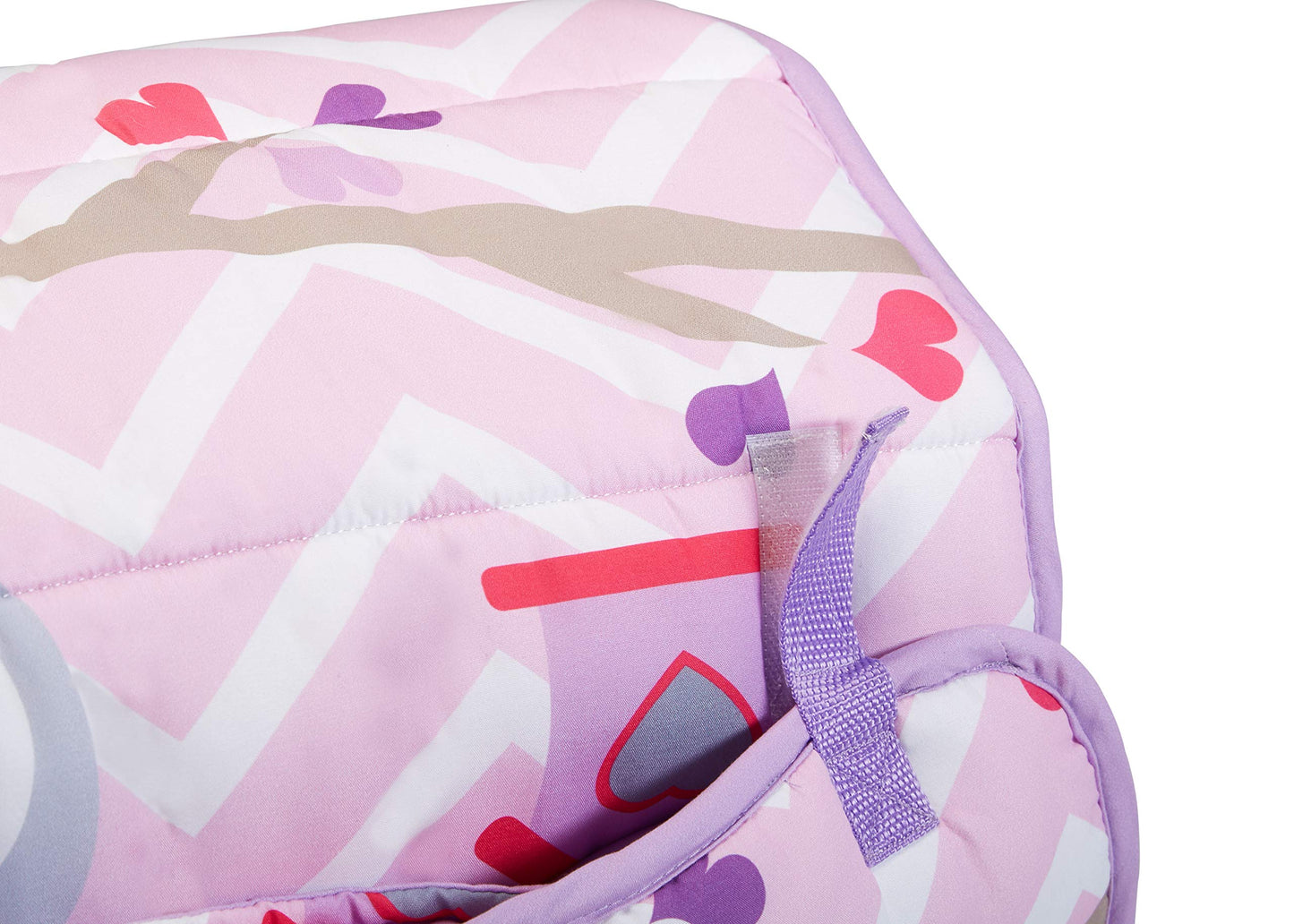 EVERYDAY KIDS Nap Mat with Removable Pillow – Rollup Design, Carry Handle, Soft Microfiber for Ages 3-6