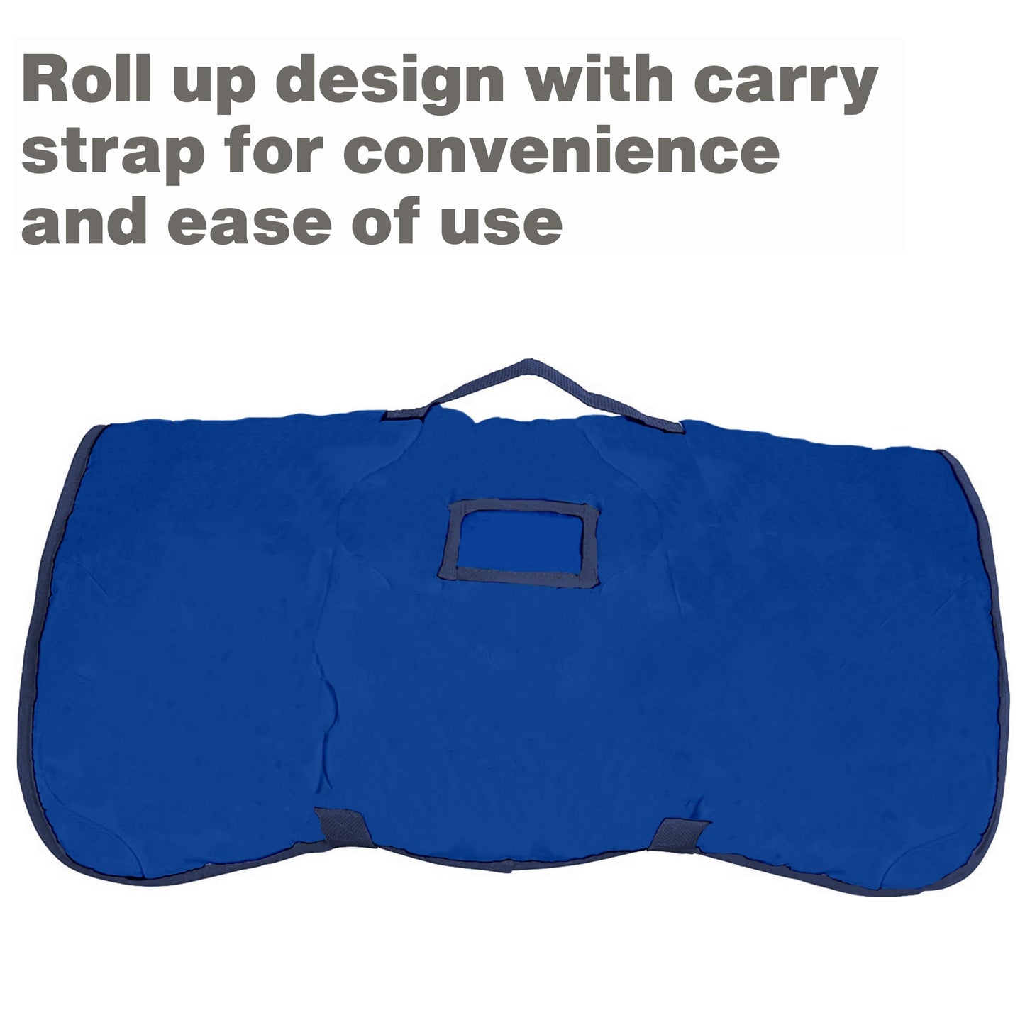 EVERYDAY KIDS Toddler Nap Mat with Removable Pillow - Choo Choo Train | Rollup Design & Carry Handle