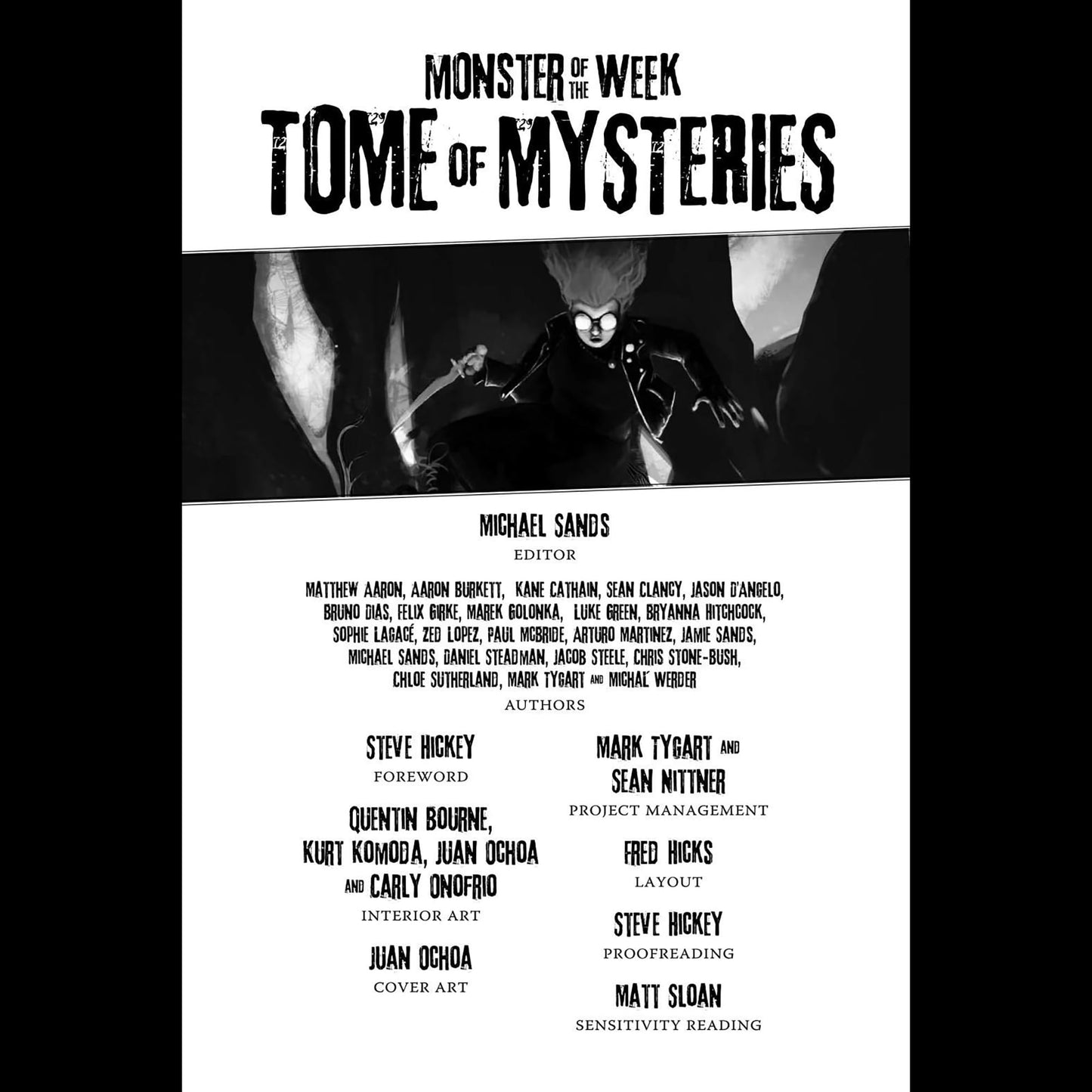 Evil Hat: Monster of The Week Tome of Mysteries – Hardcover RPG Supplement with 29 Mysteries & 4 New Playbooks