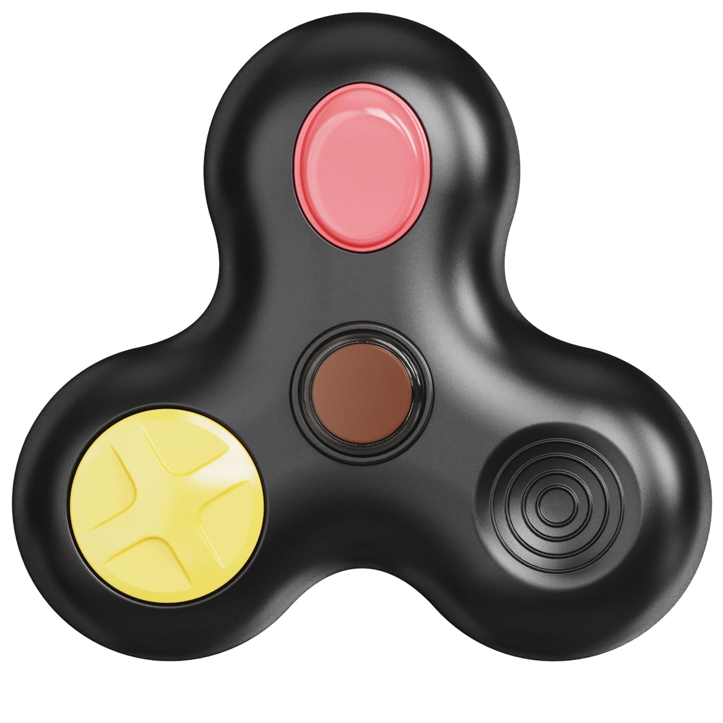 Evnojy Infinite Cube – Fidget Blocks for Adults (Spin Black)