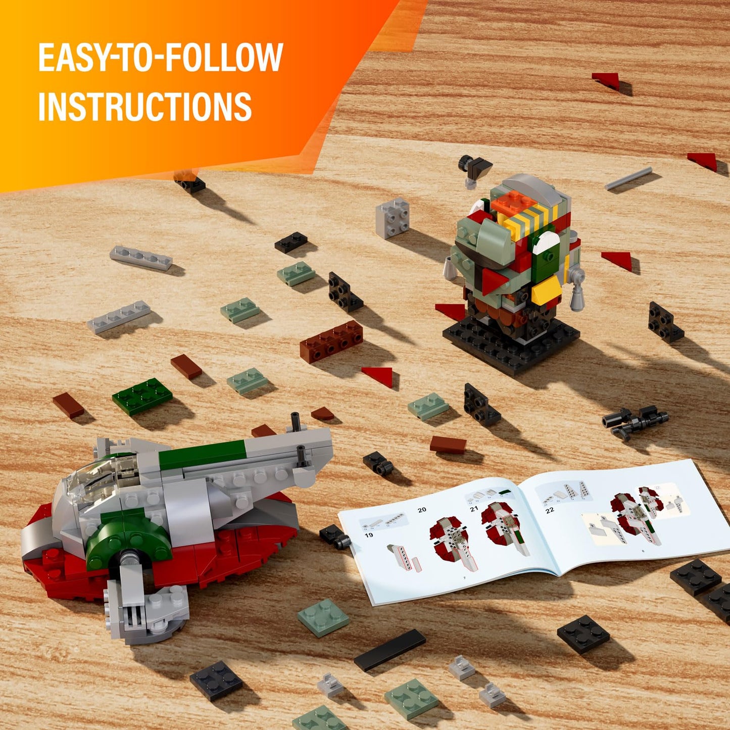 EvoFTIOR Boba Fett Slave One Tensegrity Model – Starship Microfighter Build Set