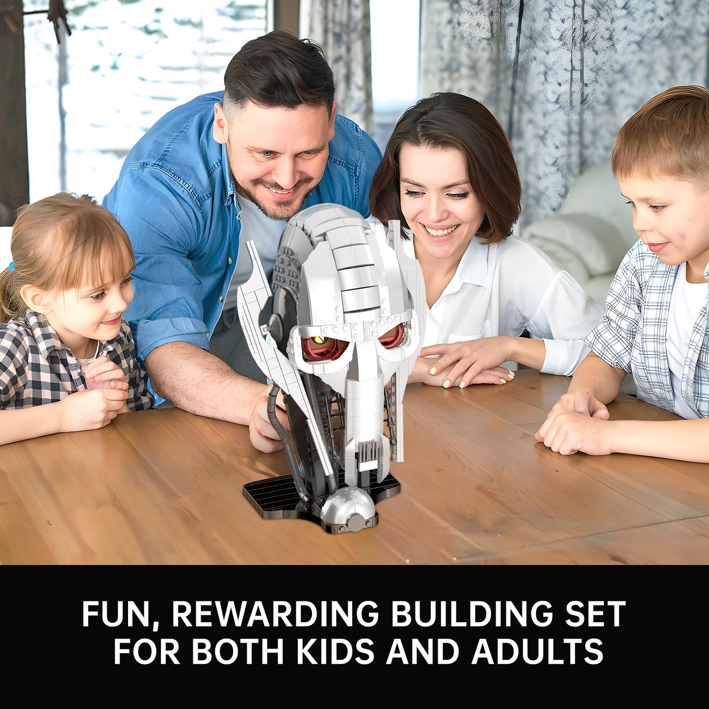 EvoFTIOR General Grievous Helmet — LEGO-Compatible 710-Piece Display Model for Adults and Collectors