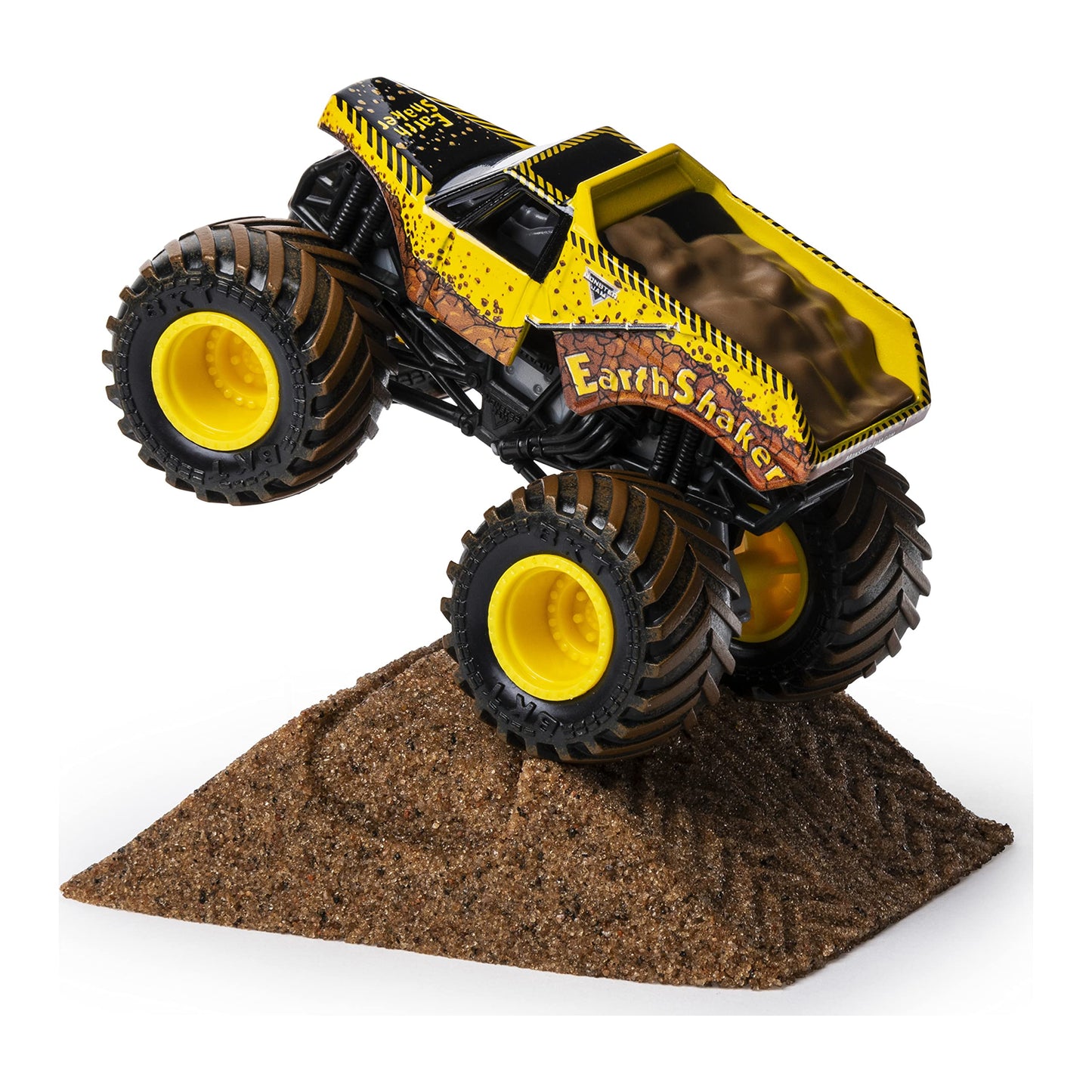 Monster Jam Earth Shaker Monster Dirt Starter Set – 1:64 Die-Cast Truck & 8oz Dirt