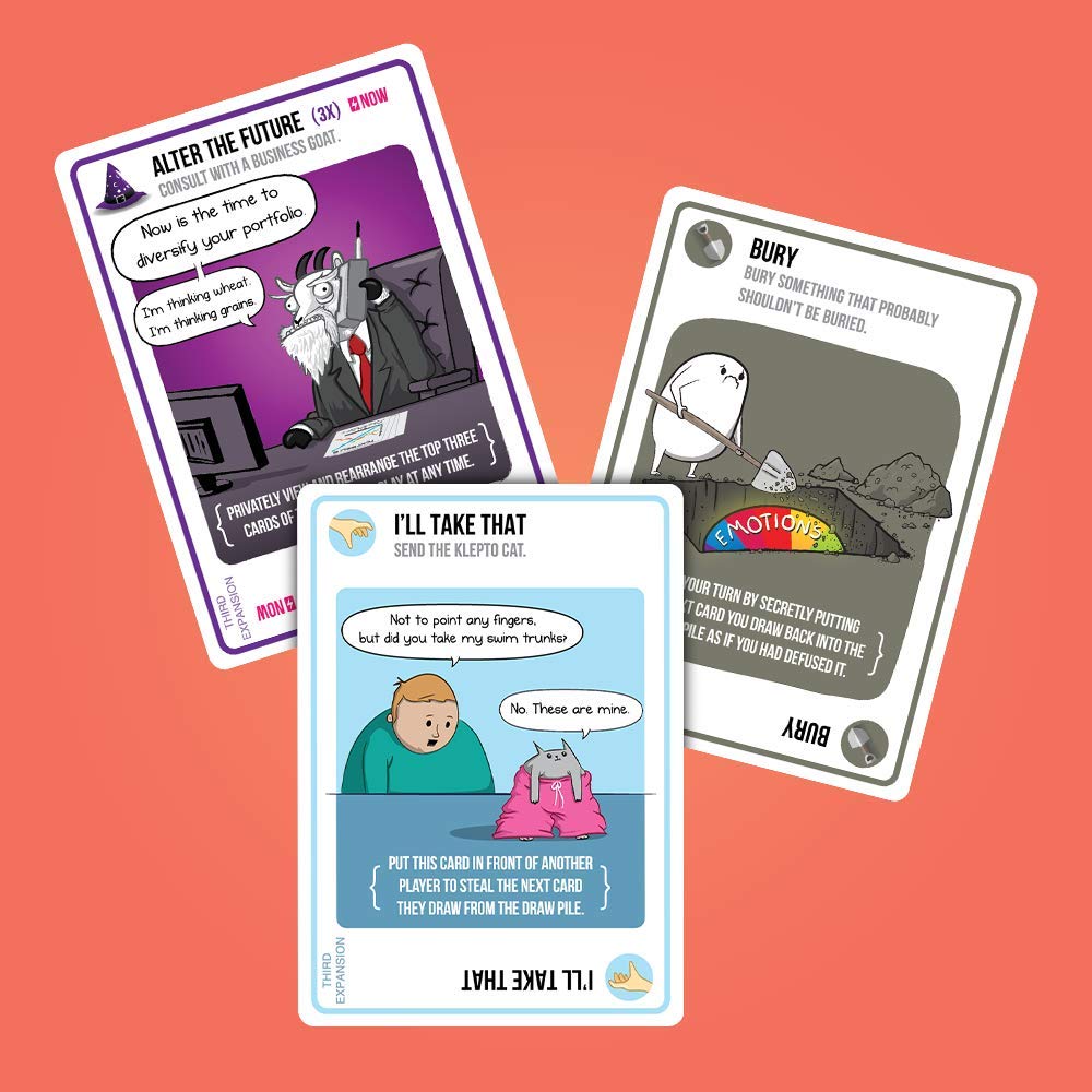 Exploding Kittens Barking Kittens Expansion Set – 20-Card Add-On