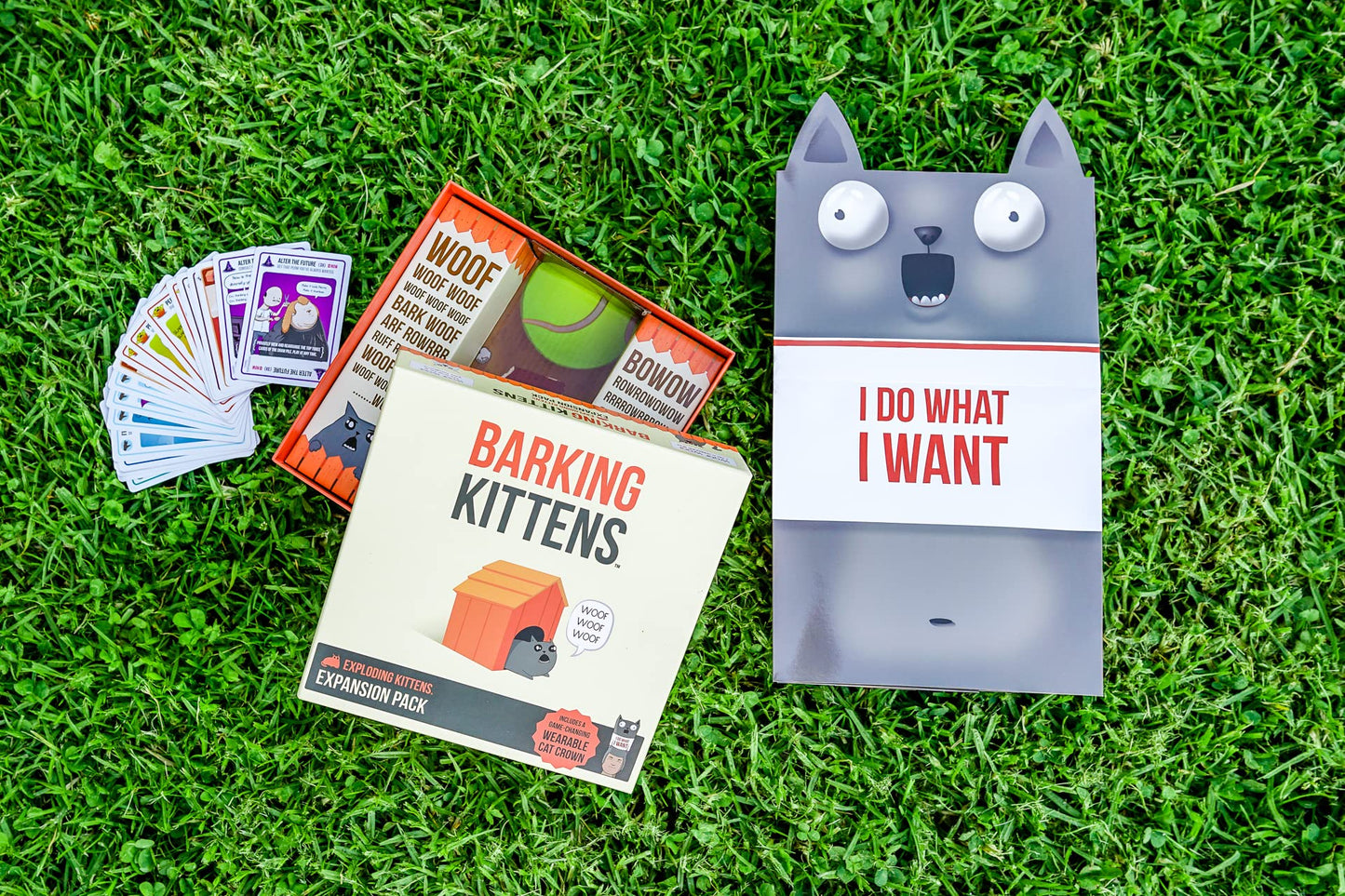 Exploding Kittens Barking Kittens Expansion Set – 20-Card Add-On