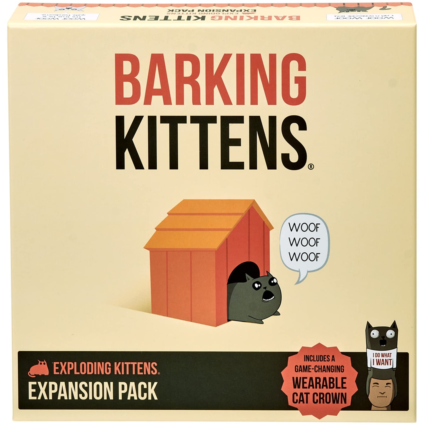 Exploding Kittens Barking Kittens Expansion Set – 20-Card Add-On
